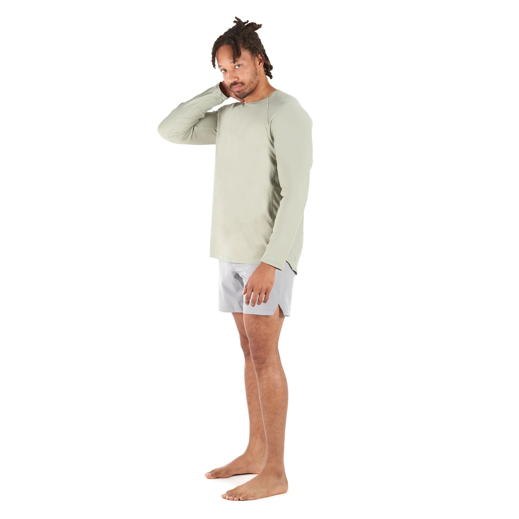 Men's Coastal Long Sleeve Top with Repreve® Recycled Fabric - Breathable & Eco-Friendly Shirt for Outdoor Adventures & Casual Wear