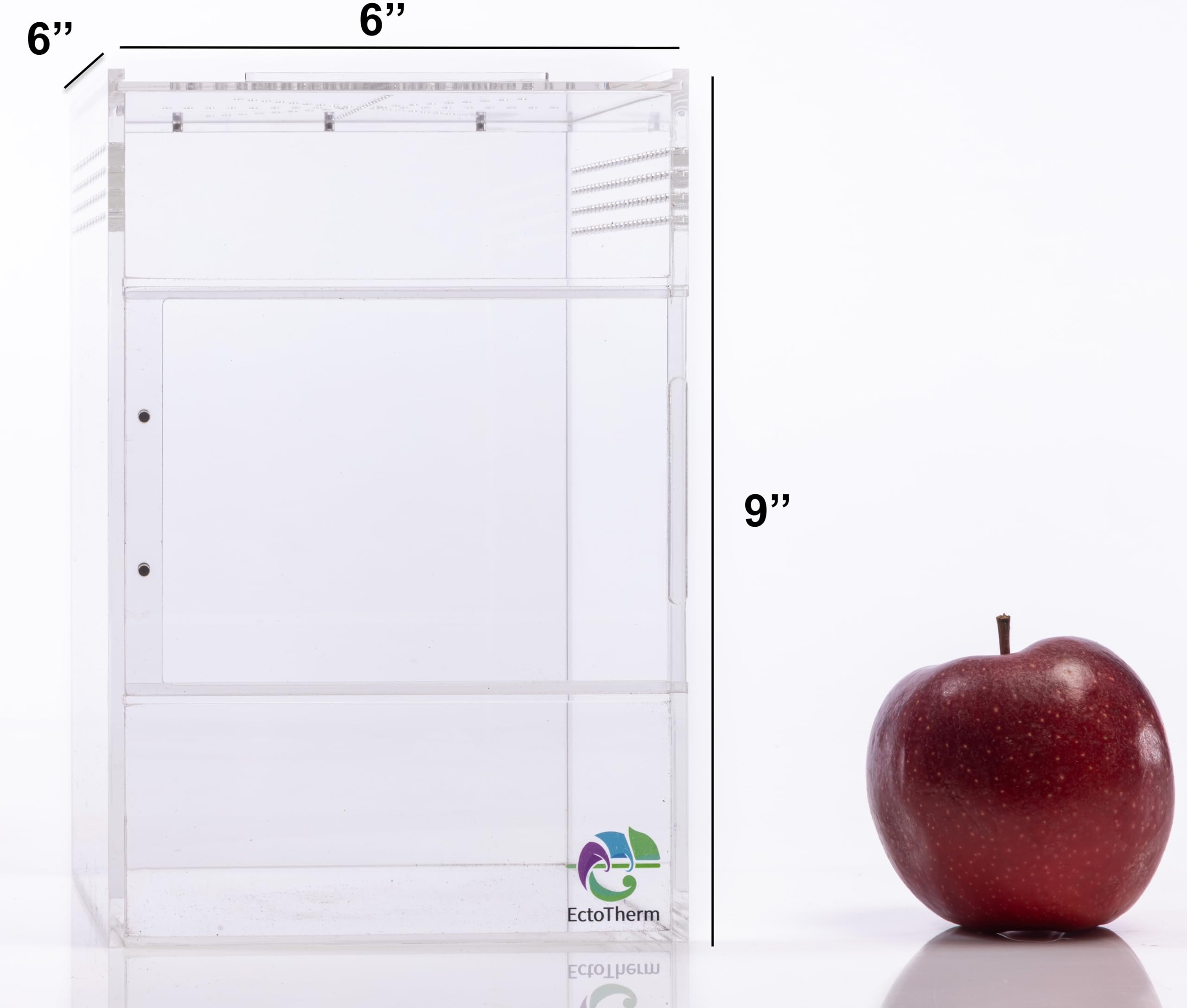 Premium Jumping Spider Enclosure Kit - Glass Spider Terrarium with Ventilation | Ideal Habitat for Pet Jumping Spiders, Tarantulas & Insects | Perfect for Home, Classroom or Office Display