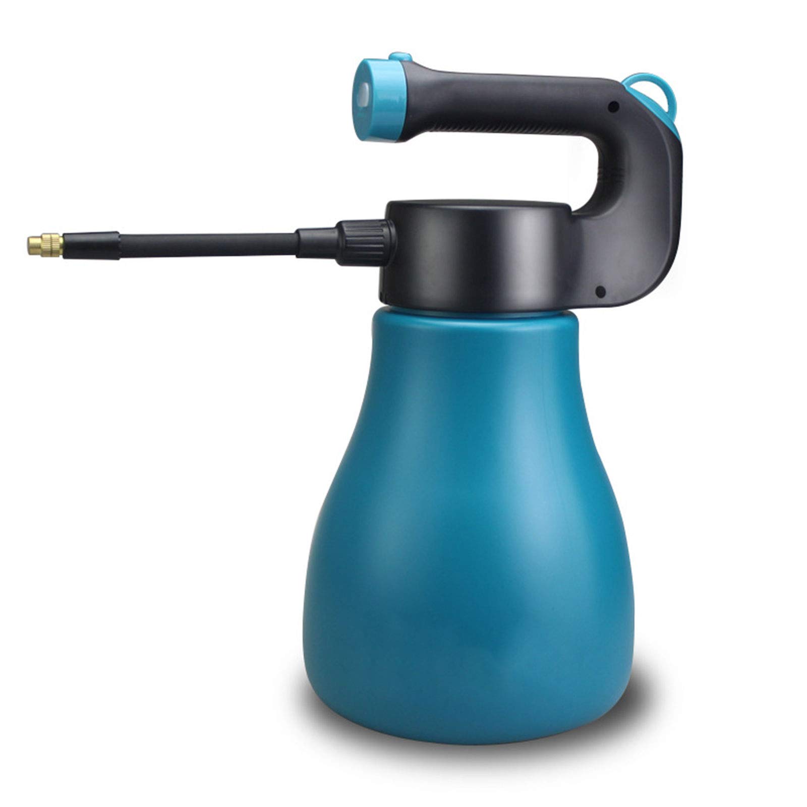 JFF 0.65 Gallon Large Capacity Electric Spray Bottle - Portable Handheld Watering Can with Adjustable Mist Nozzle for Gardening, Cleaning, and Outdoor Use (Blue)