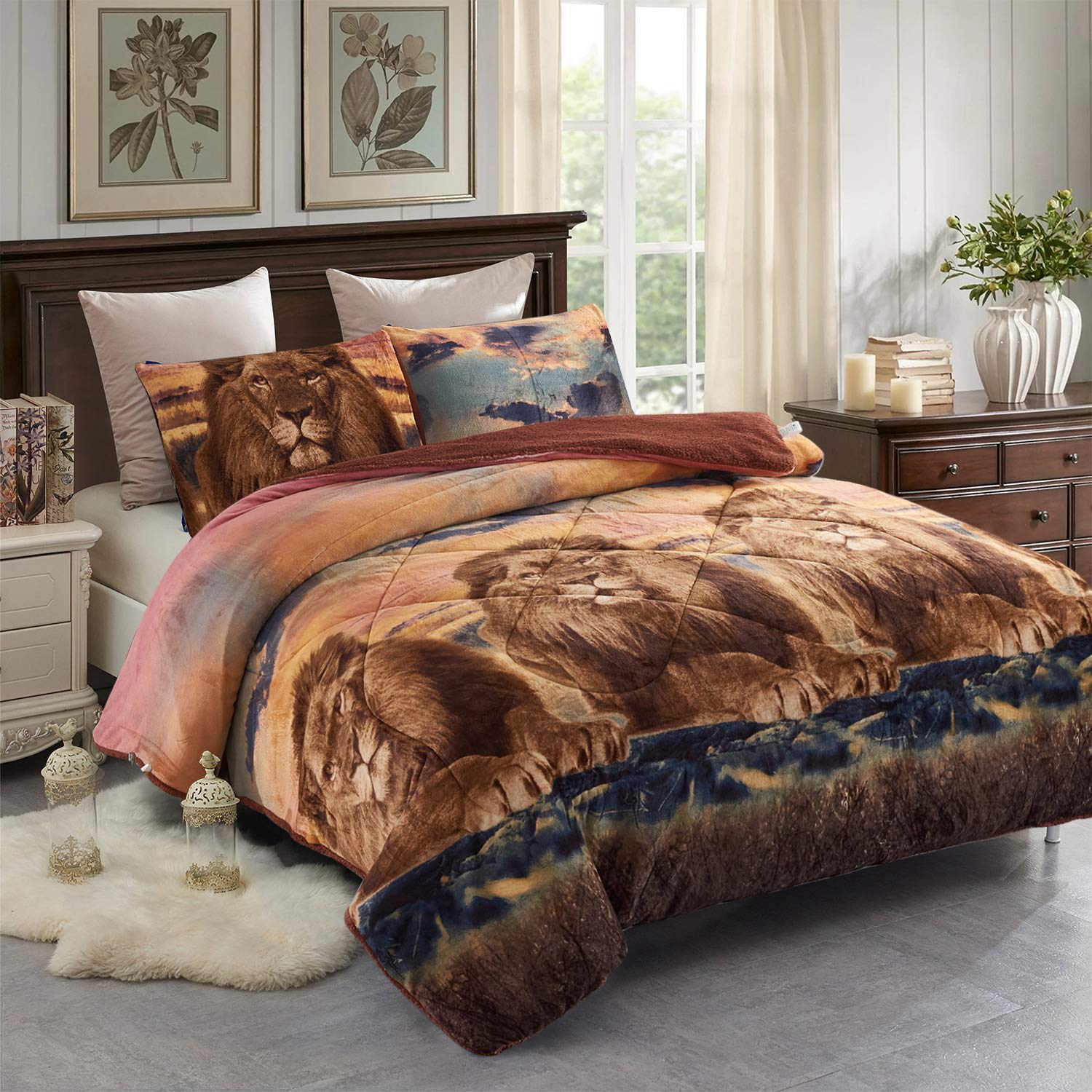 JML Fleece Blanket - Super Soft Sherpa, Reversible Winter Blanket for Bed & Sofa