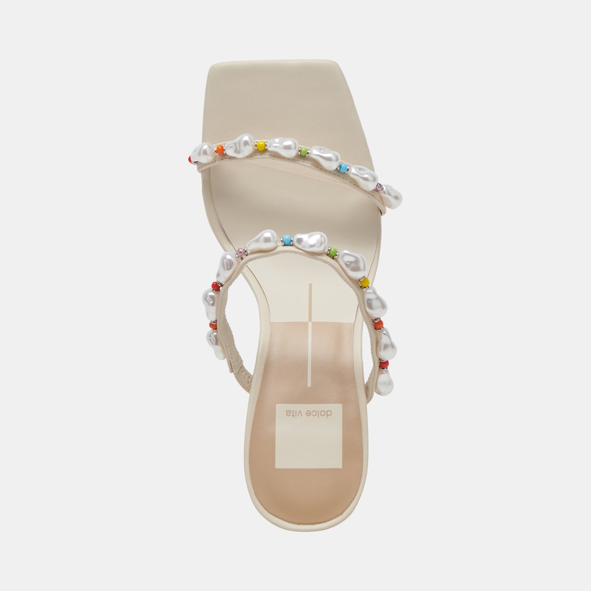 Naja Pride Heels with Rainbow Pearls - Stylish Women's High Heels for LGBTQ+ Pride, Parties, and Special Occasions