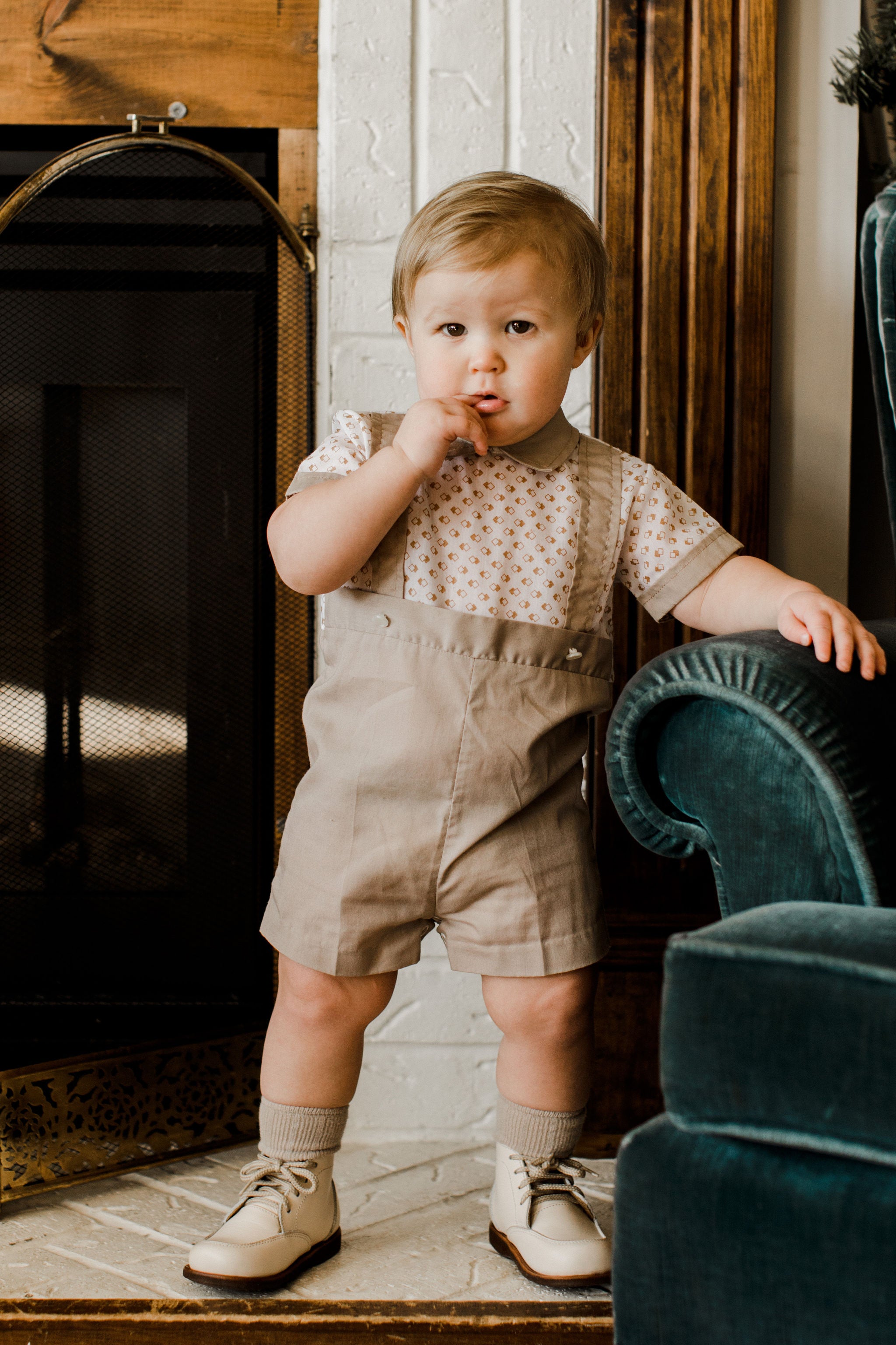 Antigua Cream Leather Boots for Kids - Stylish & Durable Children's Footwear for School, Play & Outdoor Adventures
