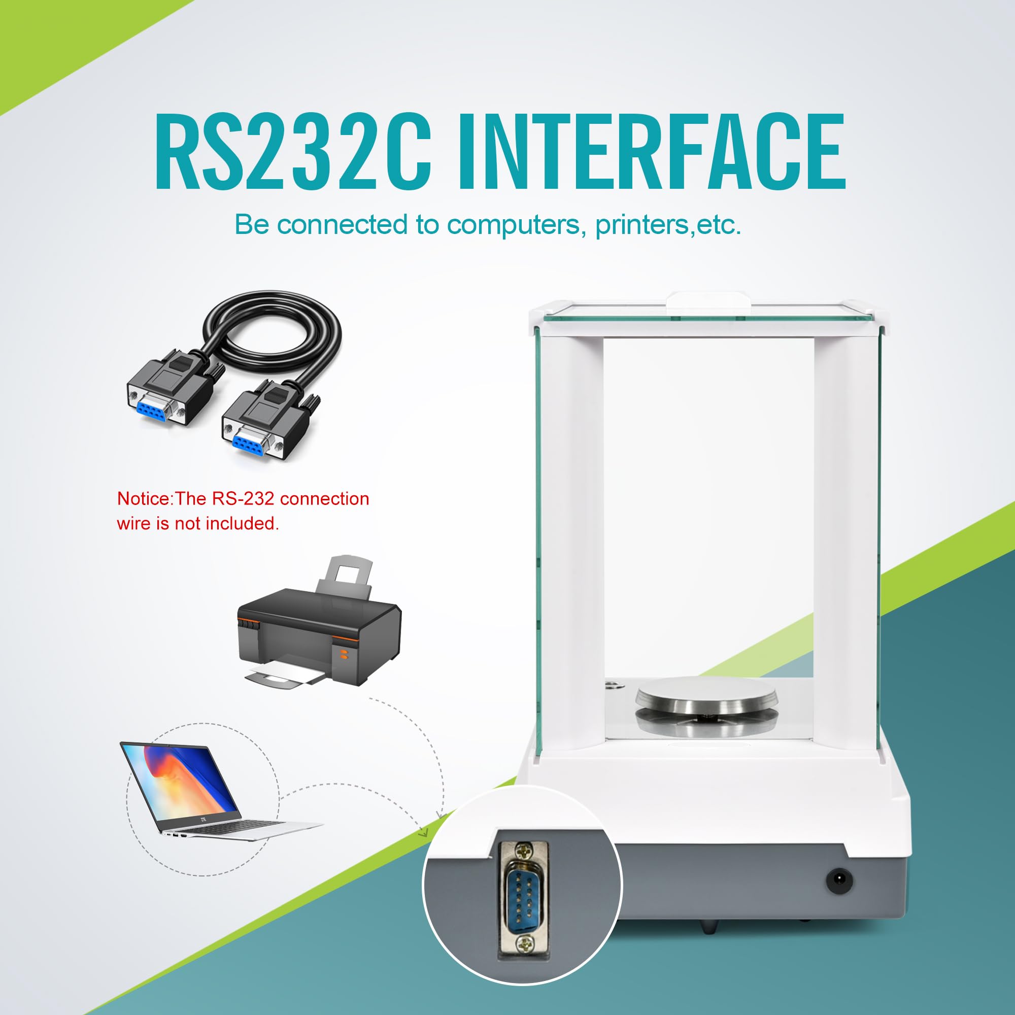 LICHEN 120g x 0.1mg High Precision Digital Analytical Balance - 0.0001g Accuracy Lab Scale for Jewelry, Pharmacy & Laboratory Use | Perfect for Gold Weighing, Chemical Measurement & Scientific Research