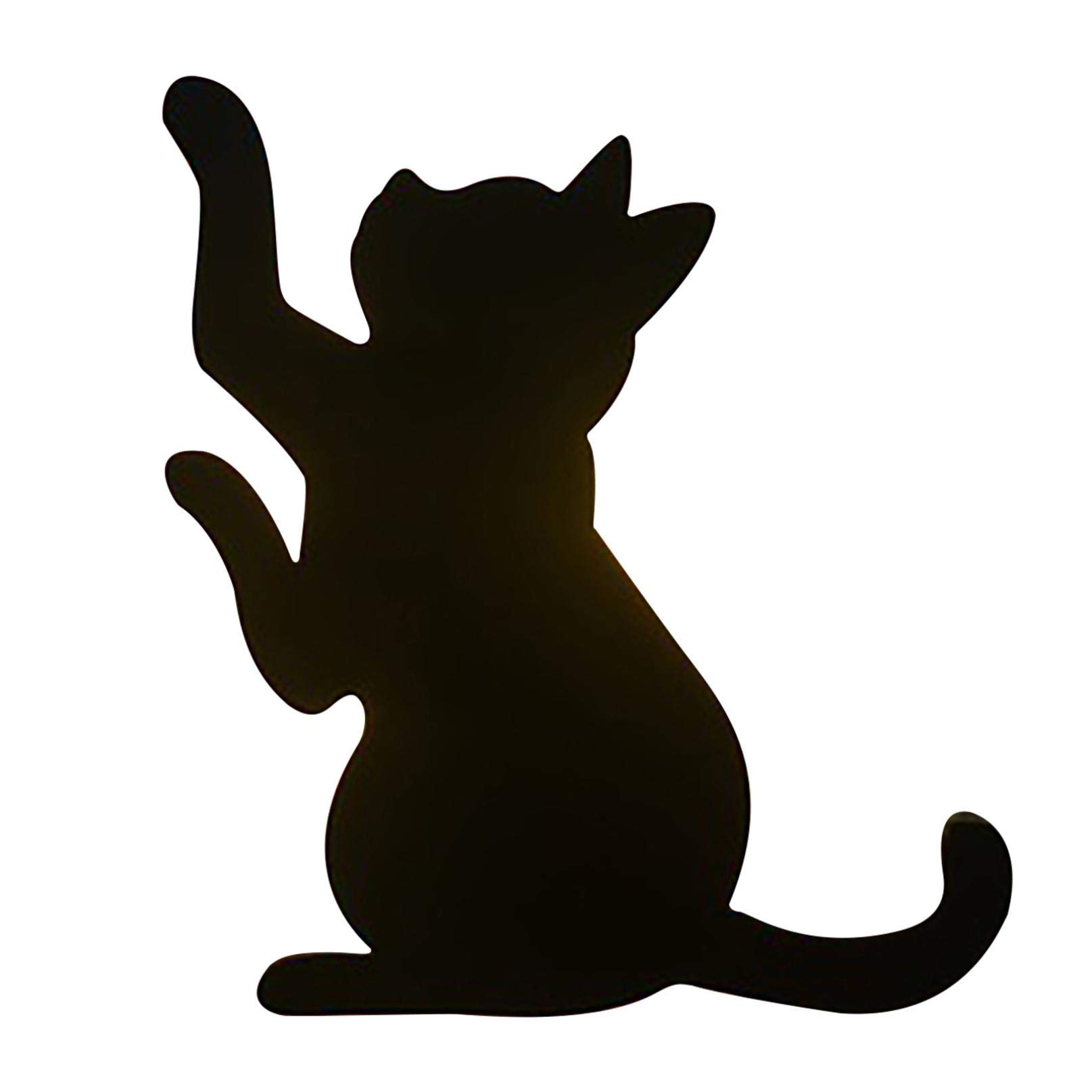 WERTT 3D Cat Night Light - Voice Control & Motion Sensor LED Wall Lamp for Kids Bedroom, Silhouette Projection Nightlight with Auto On/Off - Perfect for Nursery Decor, Bedside Lighting, and Pet Lover Gifts