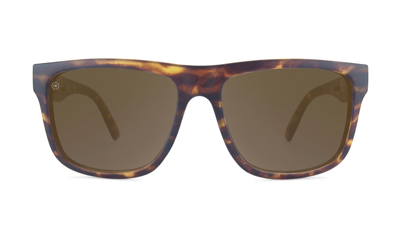 Torrey Pines Matte Tortoise Shell & Amber Sunglasses - Stylish UV Protection for Outdoor Activities, Beach, and Driving