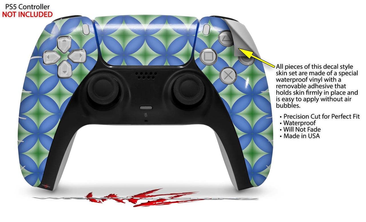 PS5 DualSense Controller Skin Wrap - Kalidoscope 02 (For Gaming Protection)
