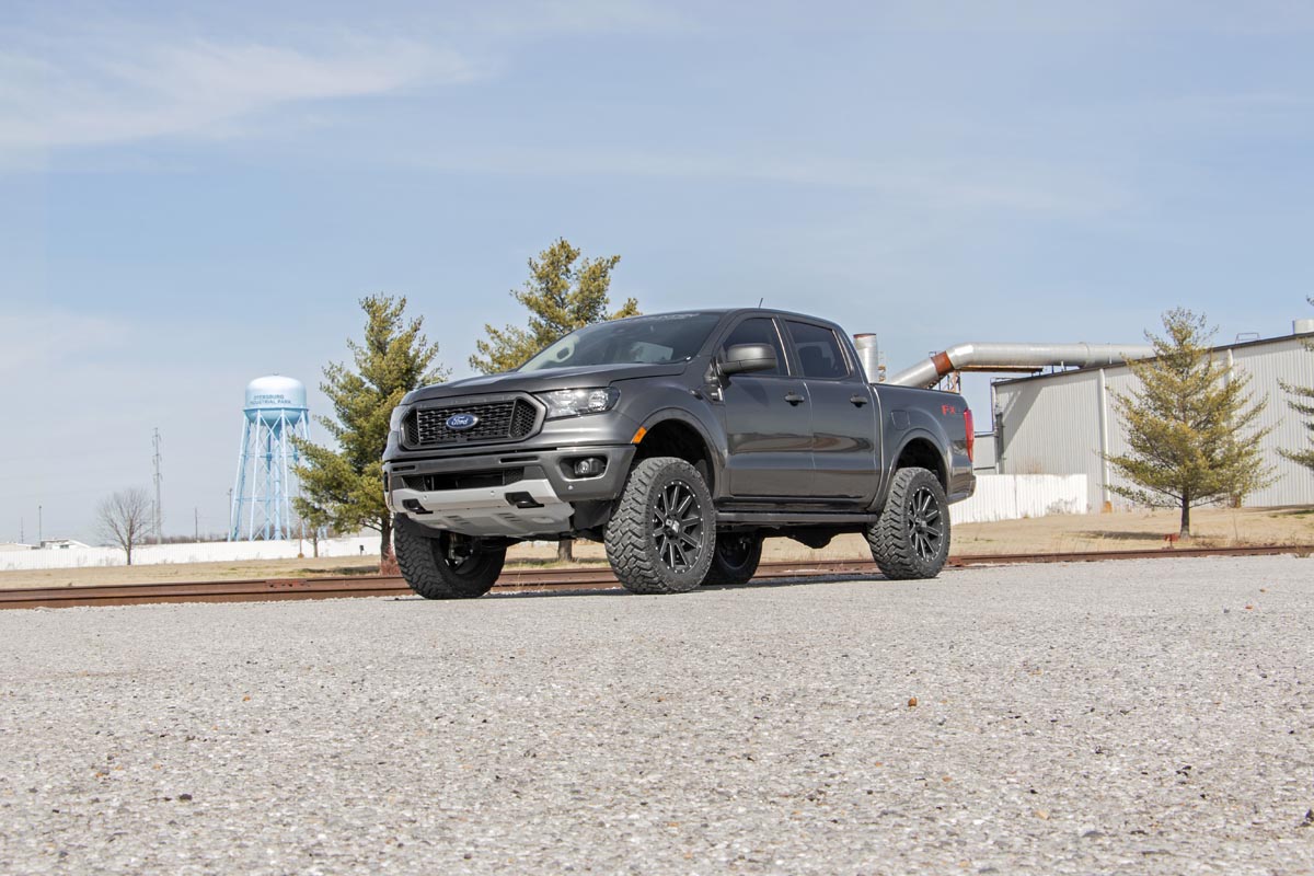 3.5 Inch Lift Kit for Ford Ranger (2019-2023) - Heavy Duty Forged Aluminum Upper Control Arms & Cast Steel Knuckles - Part #50002 | Off-Road Suspension Upgrade for Enhanced Ground Clearance & Performance