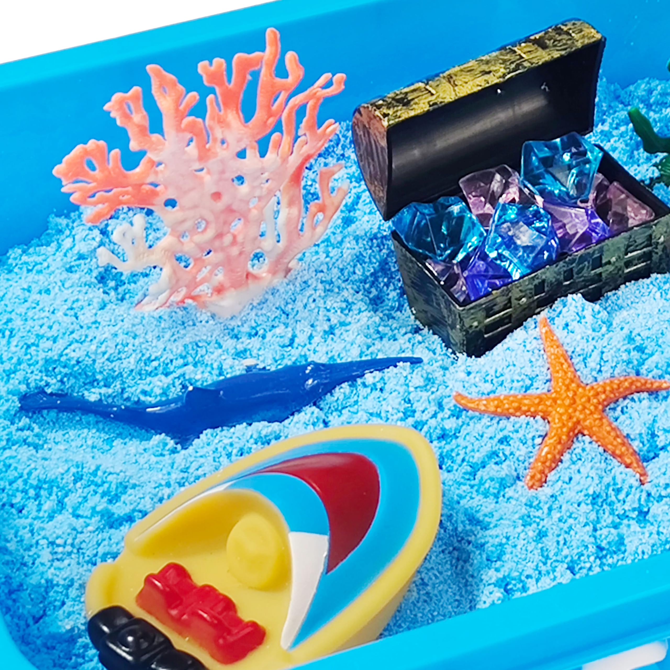 Ocean Sensory Bin Toys for Toddlers - Sea Animal Water Play Set for Kids Ages 3-8, Sensory Toys for Boys & Girls - Perfect for Sandbox Play, Bath Time & Early Learning Activities