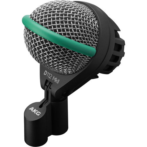 AKG D112 MKII Pro Dynamic Bass Microphone - Professional Studio & Live Performance Mic for Vocals, Drums & Bass Instruments | Perfect for Recording, Podcasting & Stage Use