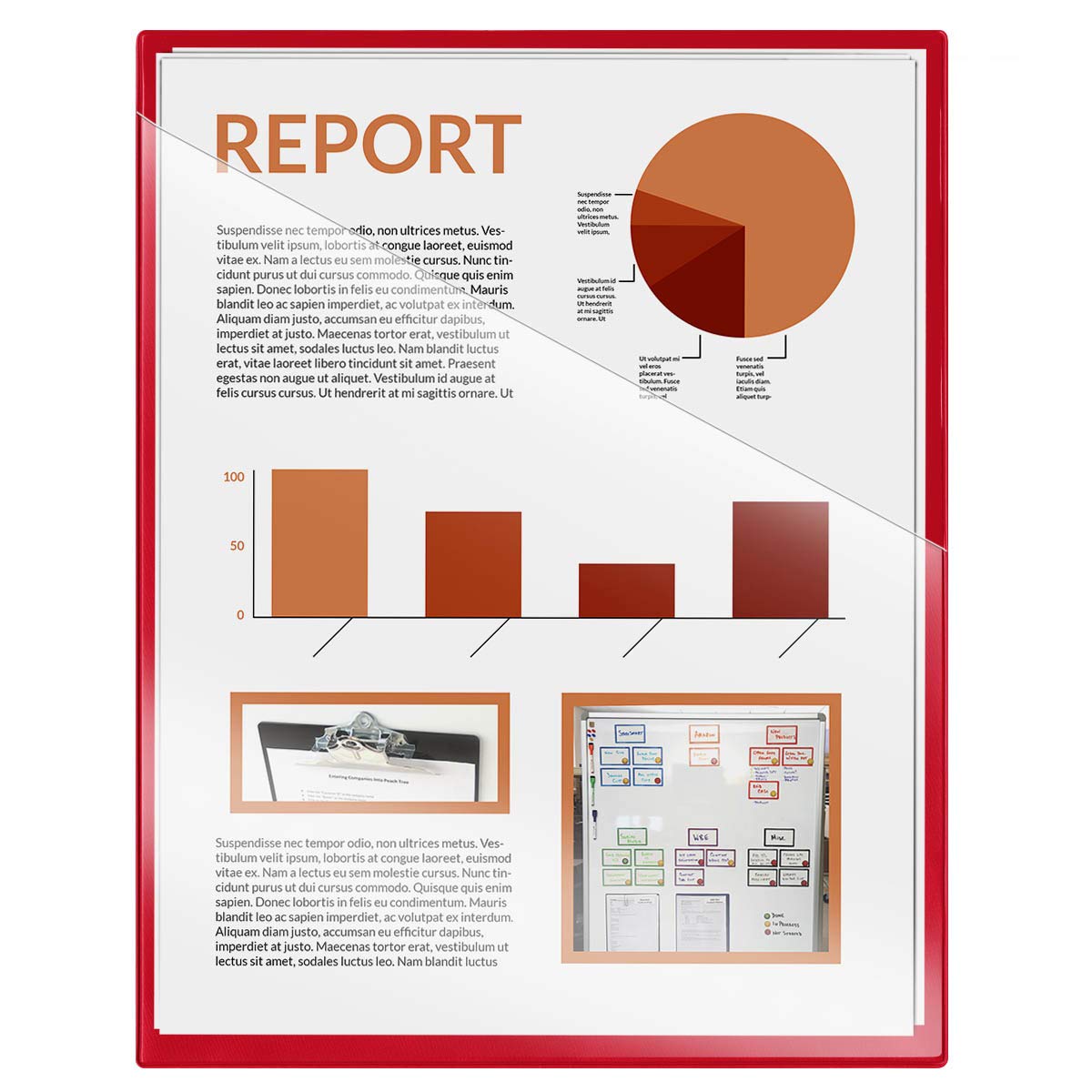 StoreSMART Slash File Jackets - 8.5
