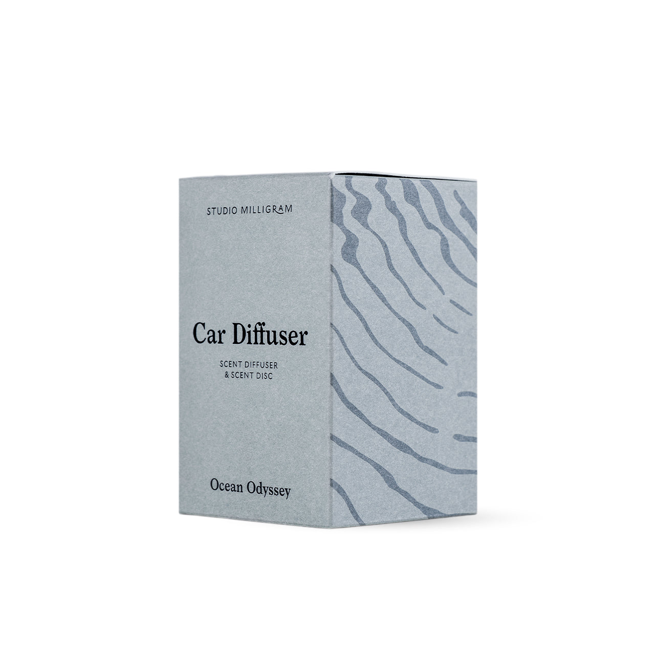 Premium Studio Milligram Car Diffuser - Aromatherapy Essential Oil Diffuser for Cars, Home & Office | Portable USB-Powered Air Freshener for Relaxation & Stress Relief