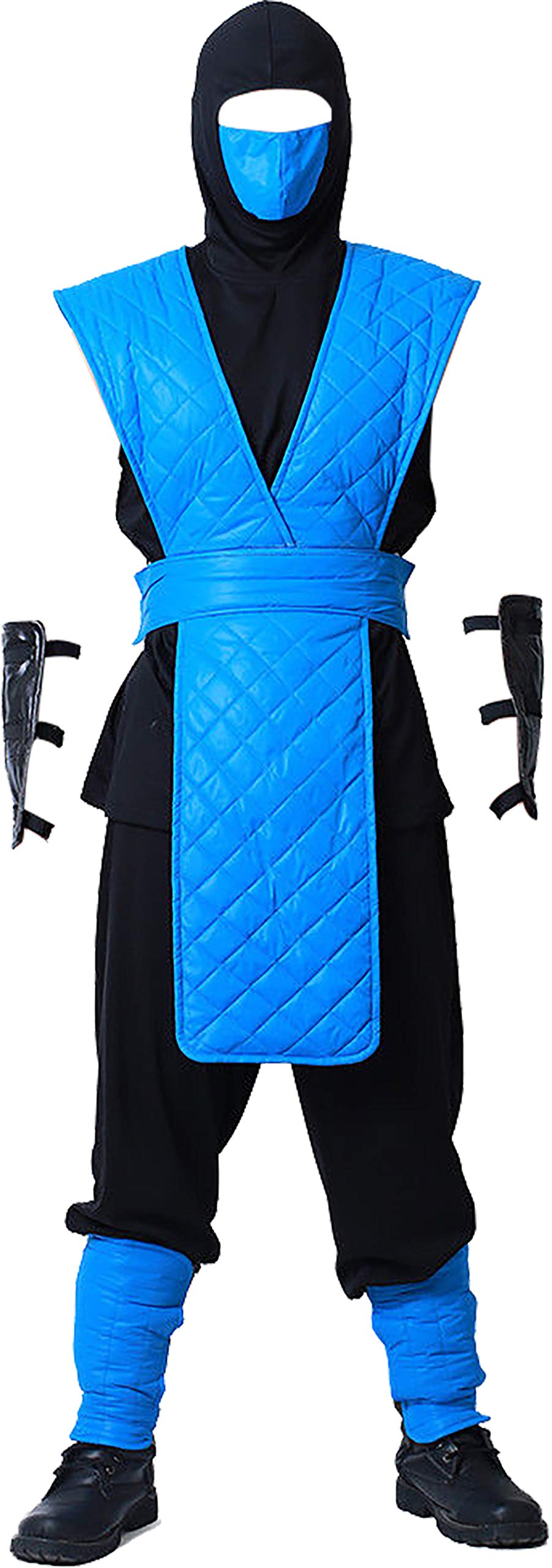 Newcos Official Mortal Kombat Sub-Zero Cosplay Costume - Premium Quality Anime Game Character Outfit for Halloween, Comic Con & Cosplay Events