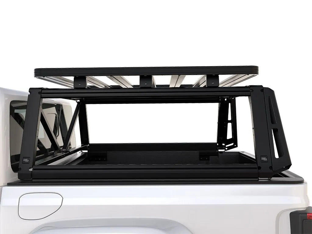 Jeep Gladiator JT Front Runner Outfitters Pro Bed Rack Kit - Heavy Duty Truck Bed Rack System for Off-Road Adventures & Overlanding Gear Storage