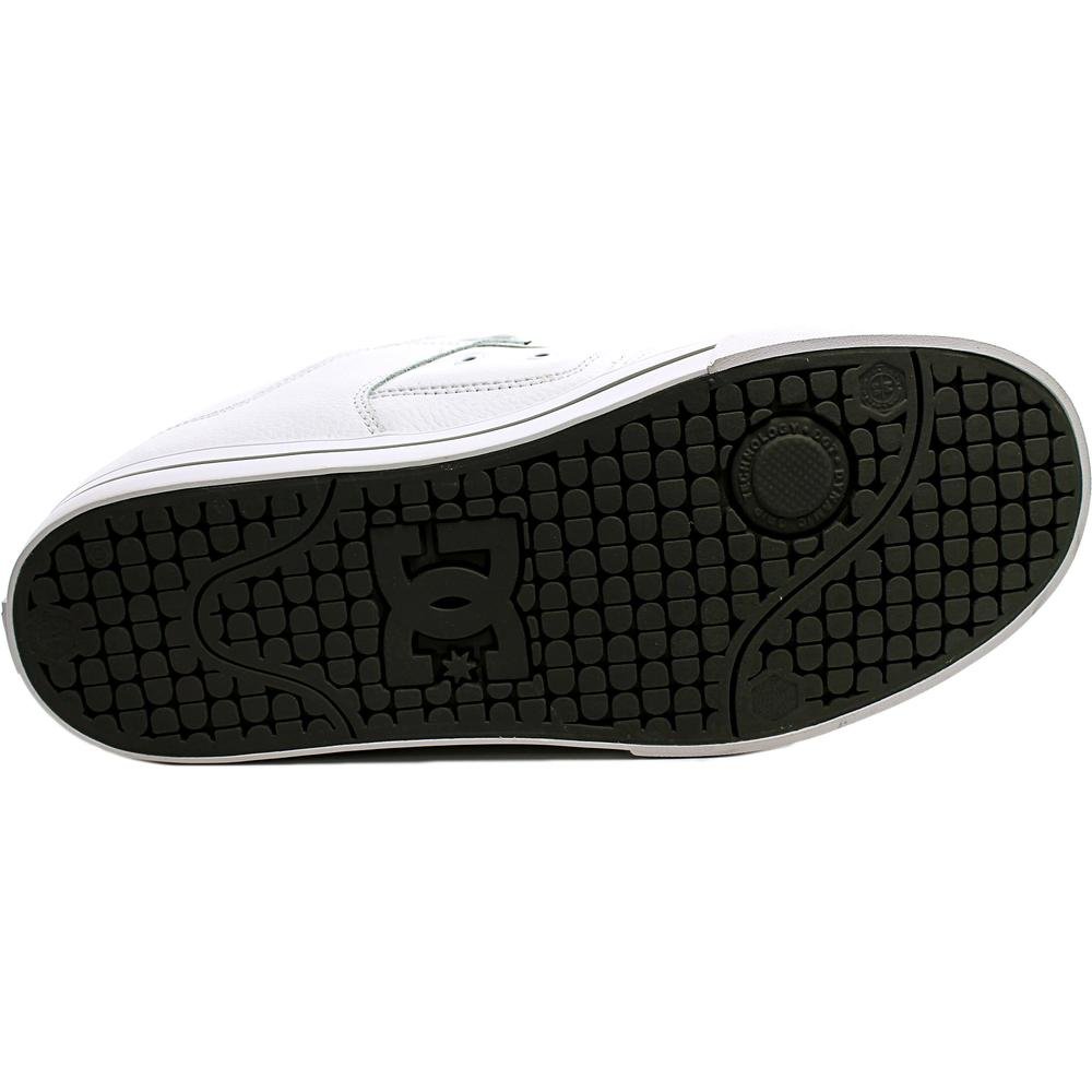 DC Shoes Men's Pure M Sneakers - White/Battleship/White Size 7 | Lightweight Casual Shoes for Skateboarding, Running & Everyday Wear