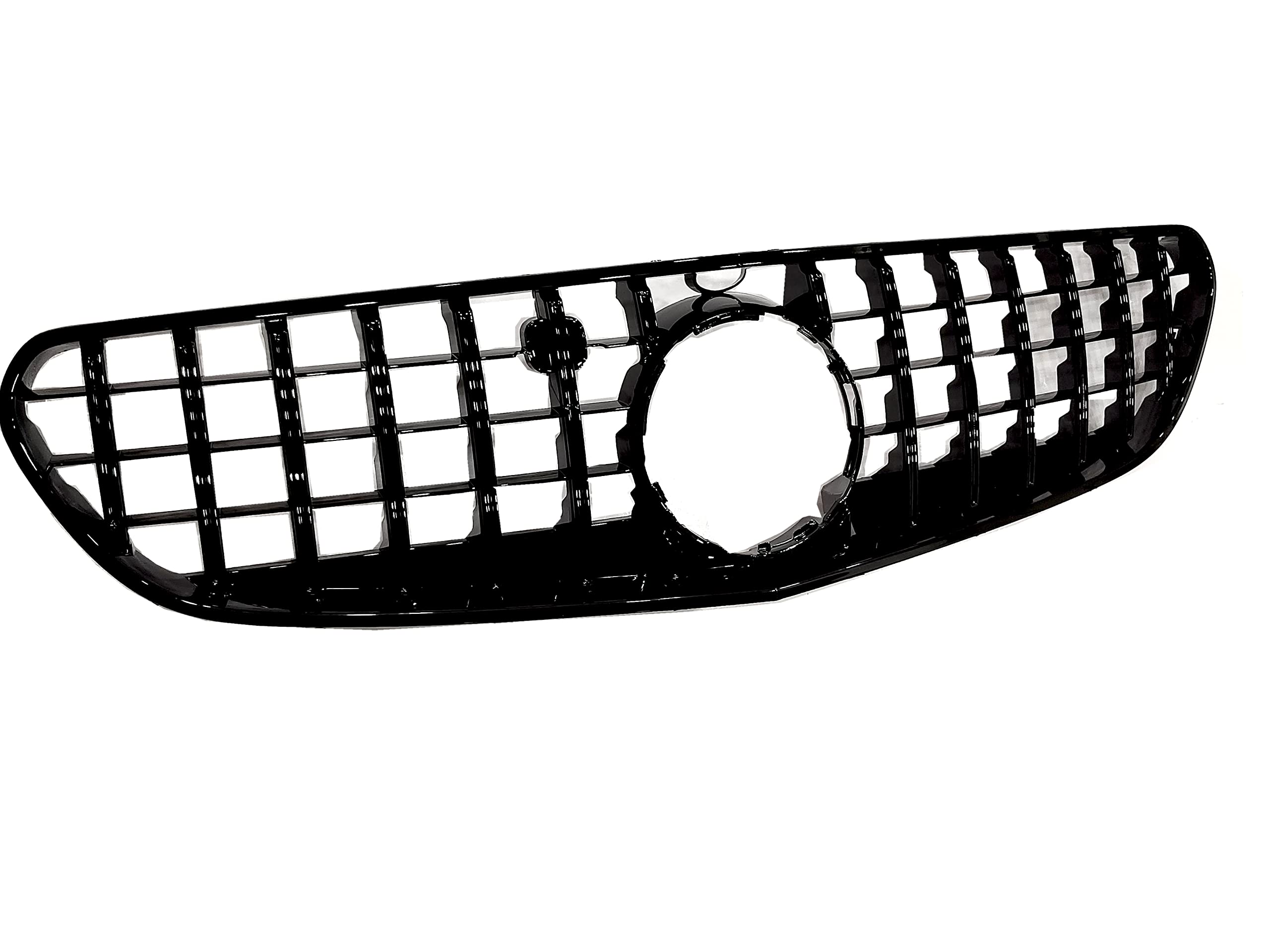 Mercedes-Benz S-Class Coupe W217 C217 GT R Style Front Grille Grill - Black ABS Replacement for 2018-2021 Models | Aggressive Sporty Look | Perfect for Car Upgrades & Customization