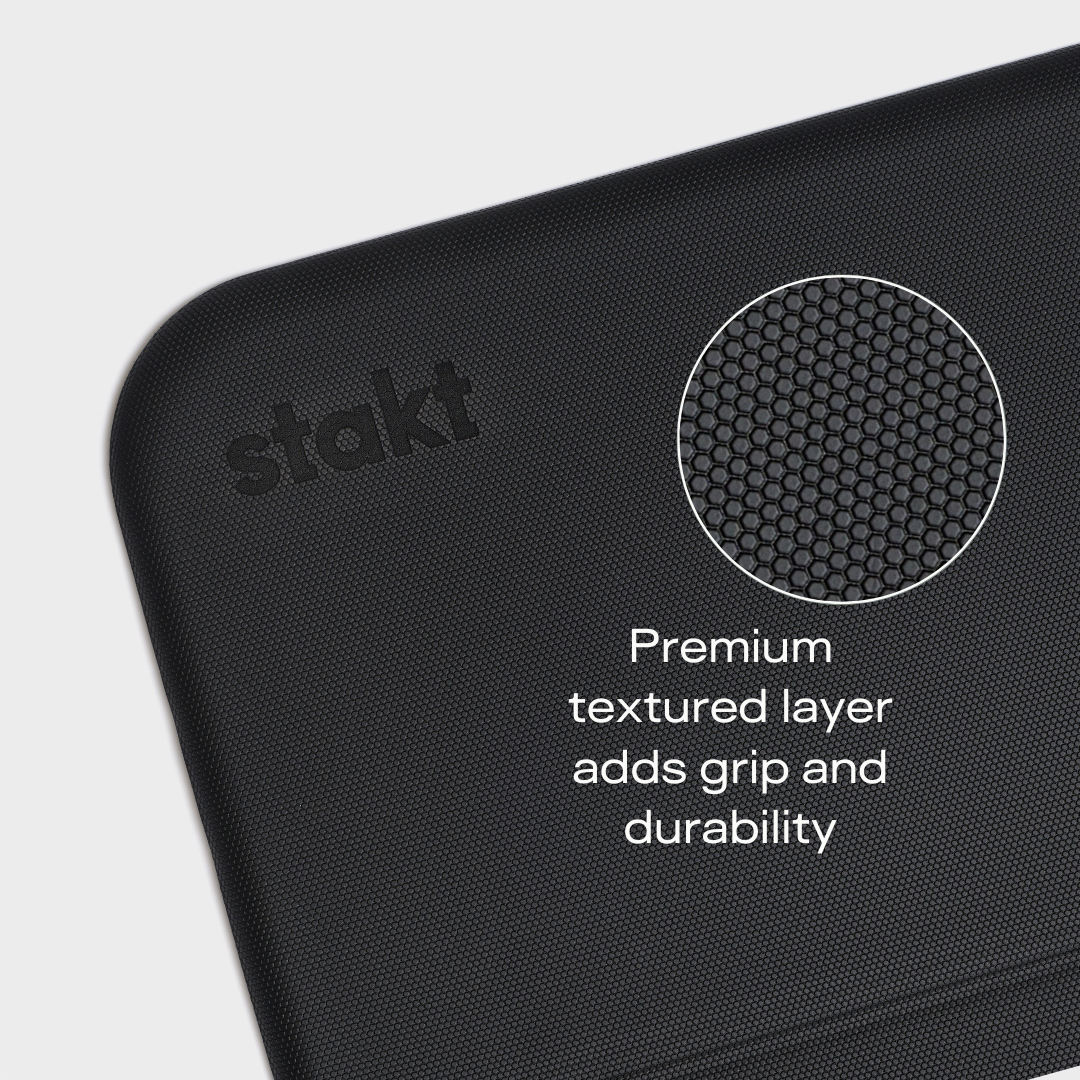 Stakt Mat Pro - Non-Slip Yoga Mat with Alignment Lines for Home & Studio Workouts - Perfect for Yoga, Pilates, and Fitness Training