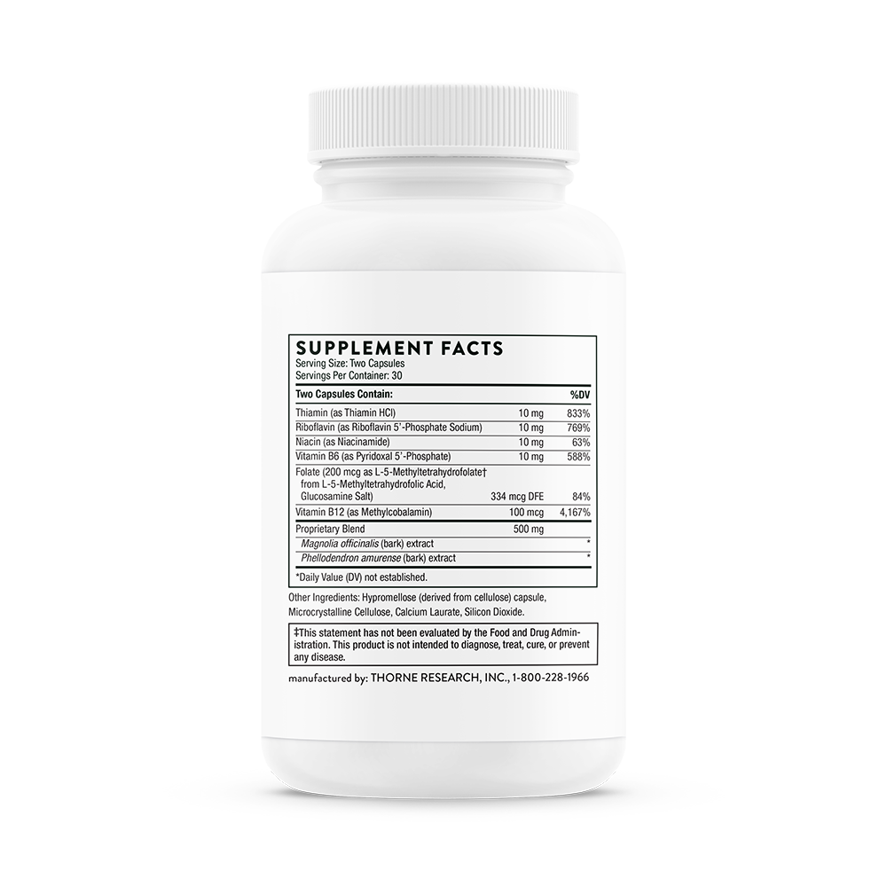 Thorne Craving and Stress Support Supplement - Natural Stress Relief & Appetite Control (SF809) - Supports Relaxation & Healthy Eating Habits for Daily Wellness