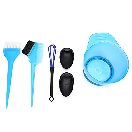 Professional Hair Tint Mixing Bowl & Coloring Brush Set - Salon Quality DIY Hair Color Kit for Men & Women (Blue) | Perfect for At-Home Hair Coloring & Salon Styling