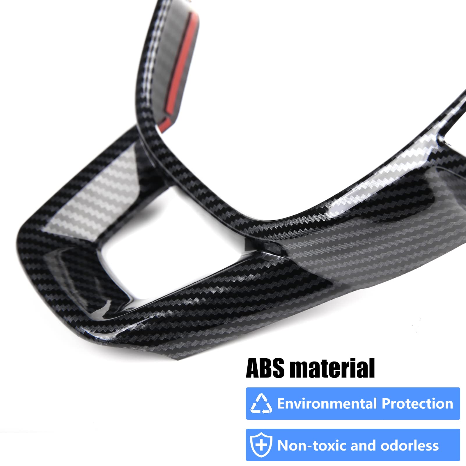 CKE Carbon Fiber Style Car Center Console Cover & Dashboard Trim Frame Compatible with Honda Civic 2022-2025, Accord, CRV, HRV 2023-2025 - Interior Accessories for Car Protection & Style Upgrade