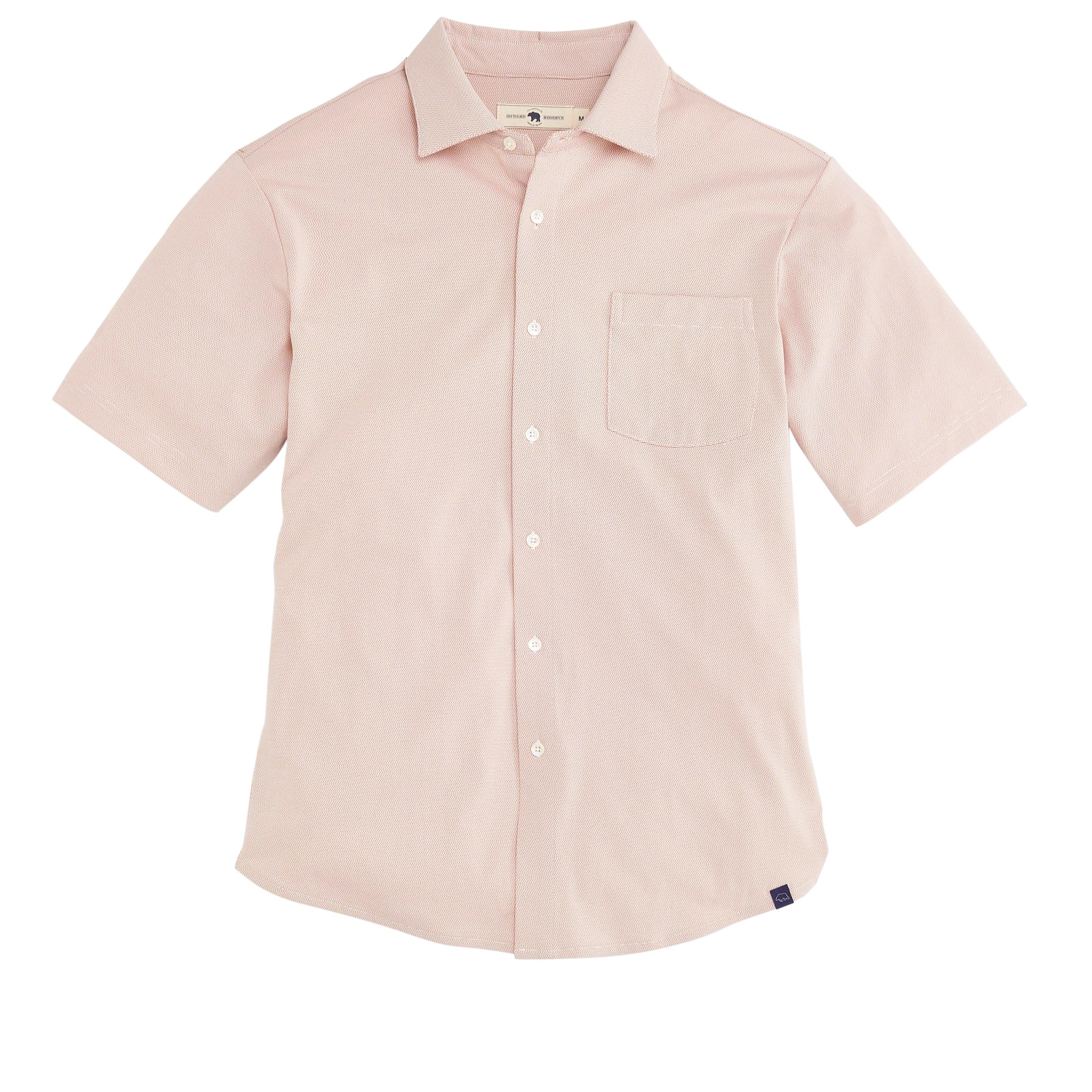 Dune Classic Fit Short Sleeve Shirt for Men - Casual Comfortable Button Down Shirt for Summer, Beach, and Outdoor Activities