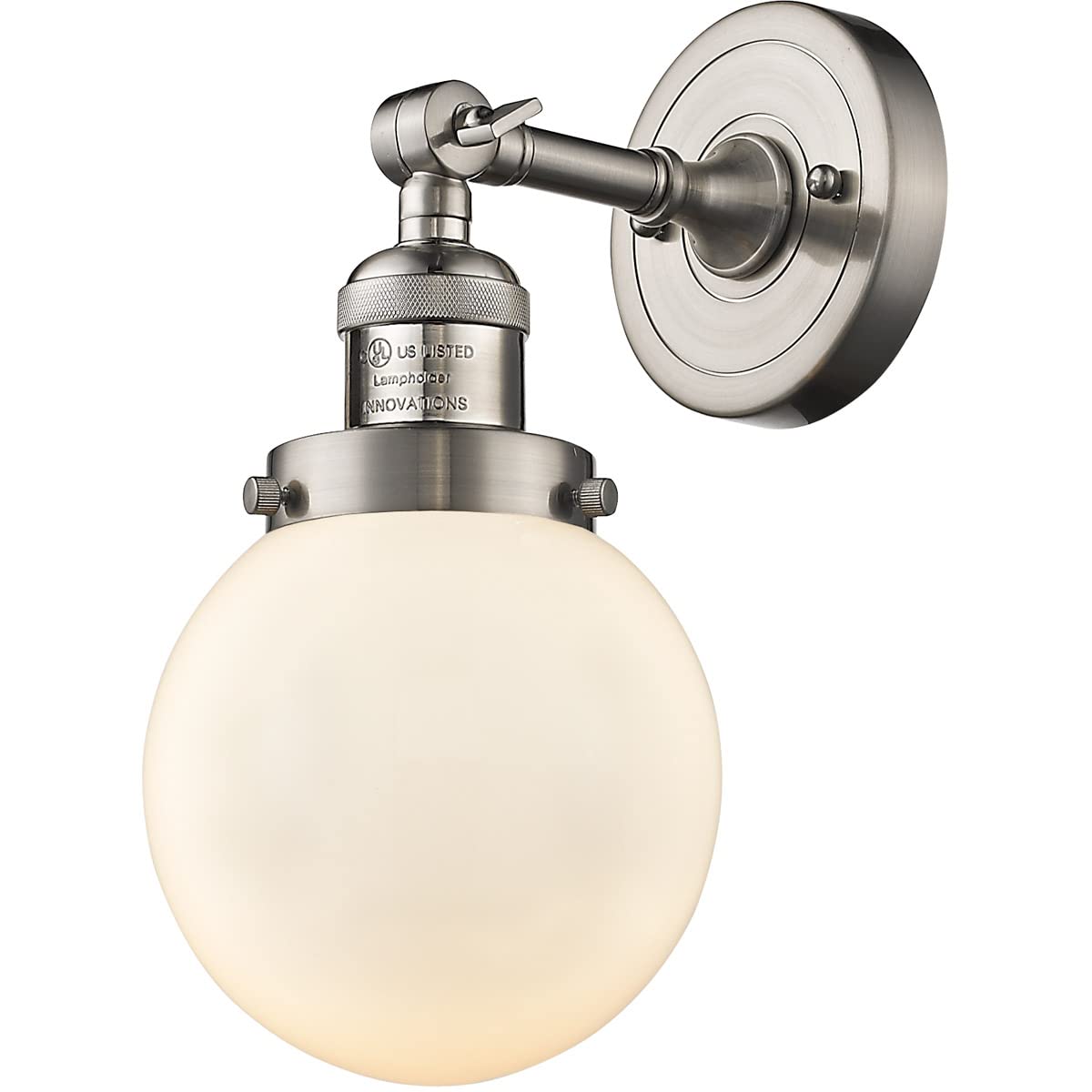 203-SN-G201-6-LED Modern Wall Sconce Light Fixture - Dimmable LED Wall Light for Bedroom, Living Room, Hallway - Energy Saving Indoor Lighting (6 Pack) - Perfect for Home, Hotel, and Office Decor