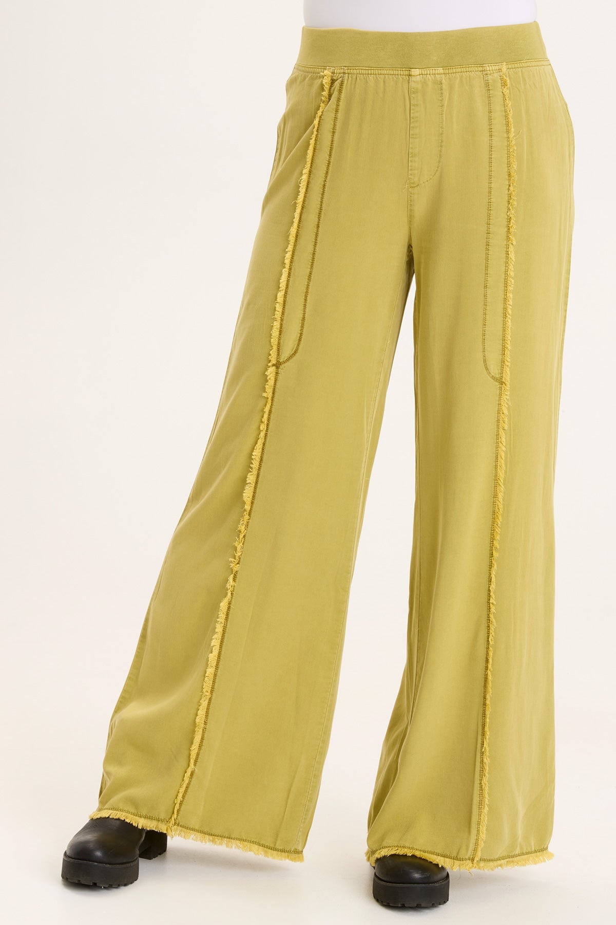 Women's High-Waisted Twill Beach Pants - Lightweight, Breathable & Quick-Dry for Summer Vacations, Travel & Casual Outings