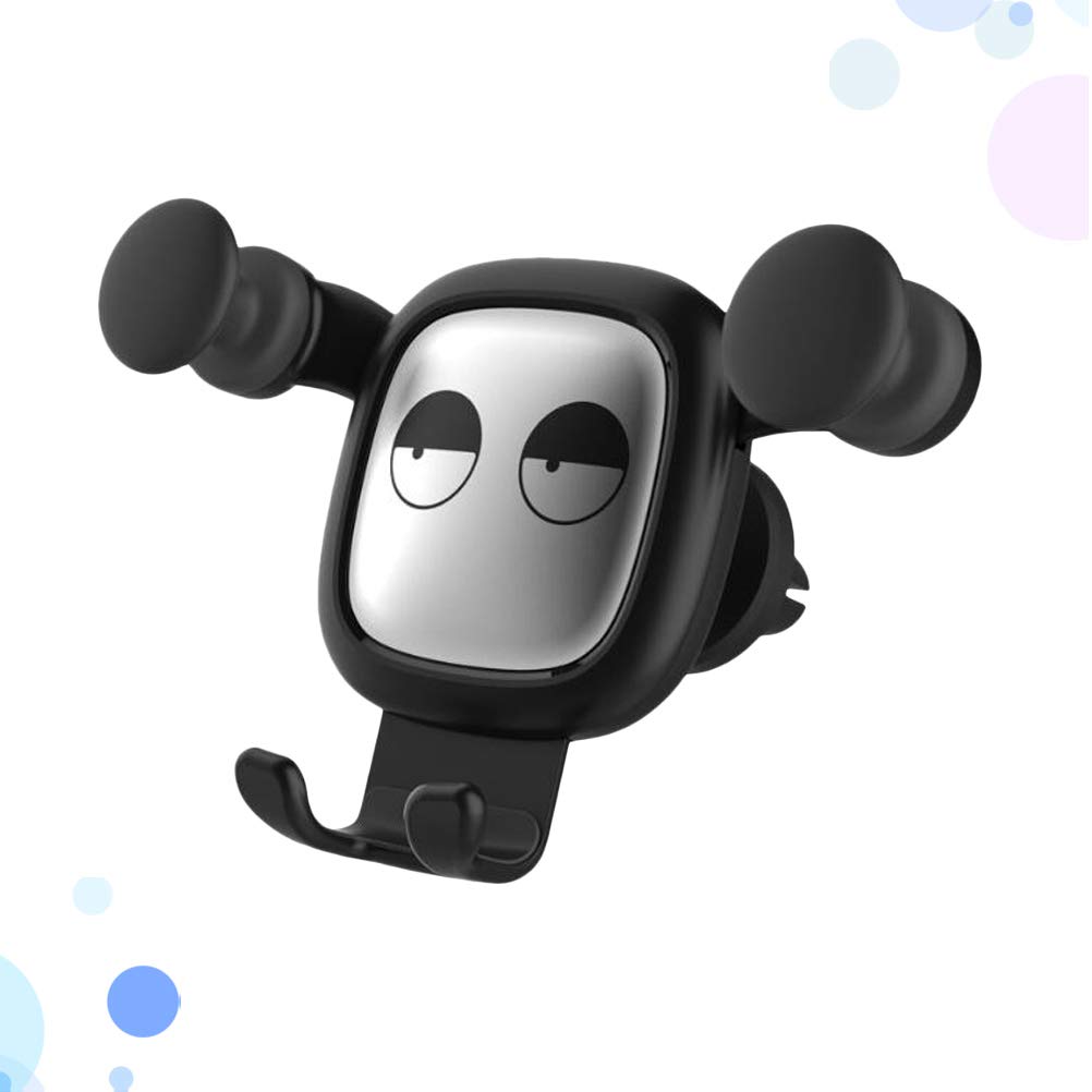UKCOCO Multi-Function Car Phone Holder - Adjustable Dashboard & Air Vent Phone Stand with Secure Buckle, Cute Dull Bear Design for iPhone & Android Smartphones - Perfect for Driving, Navigation & Hands-Free Calls