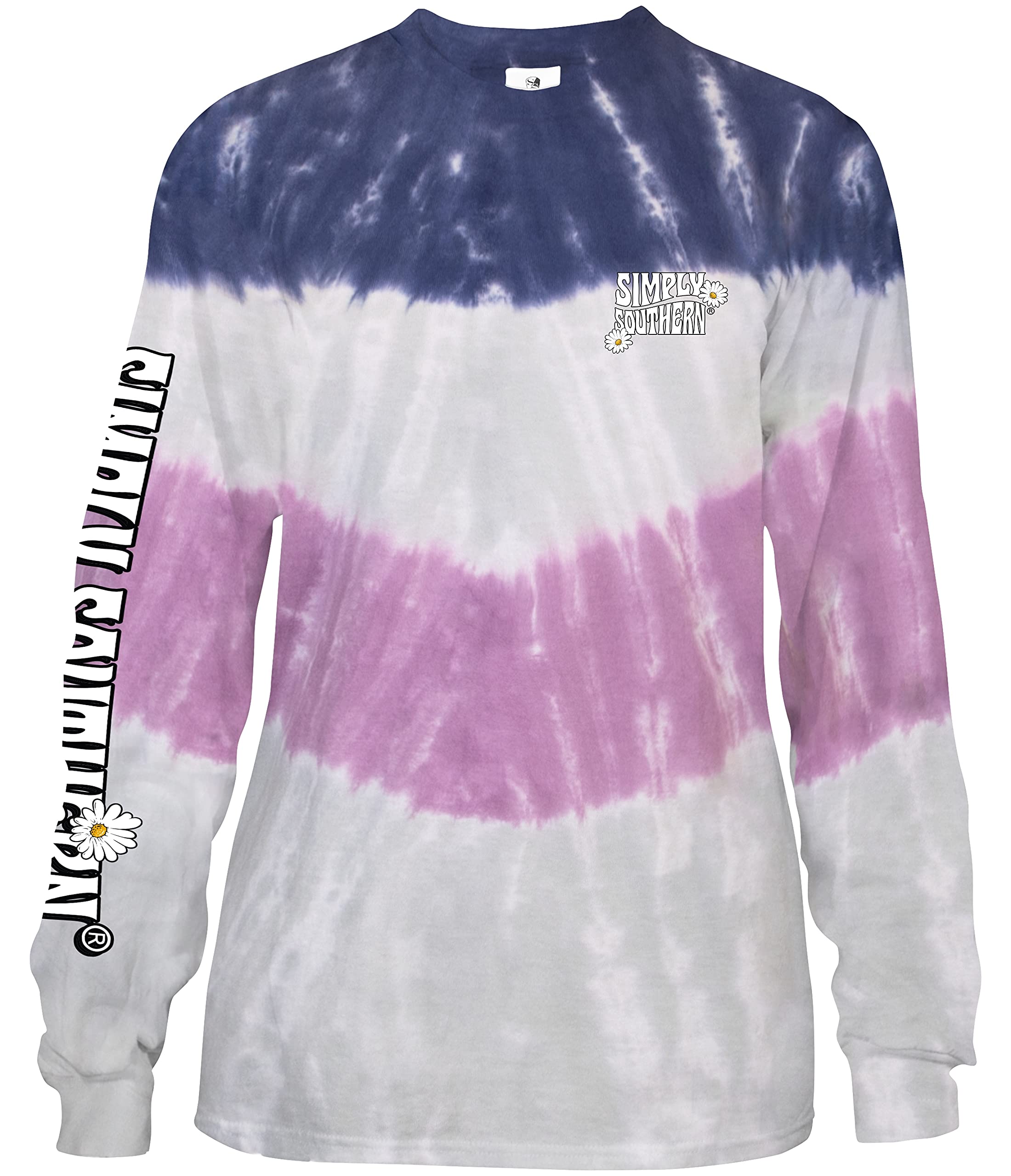 Simply Southern Youth Perfectly Imperfect Long Sleeve Tie Dye T-Shirt | Soft Cotton Comfort Fit | Trendy Hippie Style for Teens | School, Concerts & Casual Wear