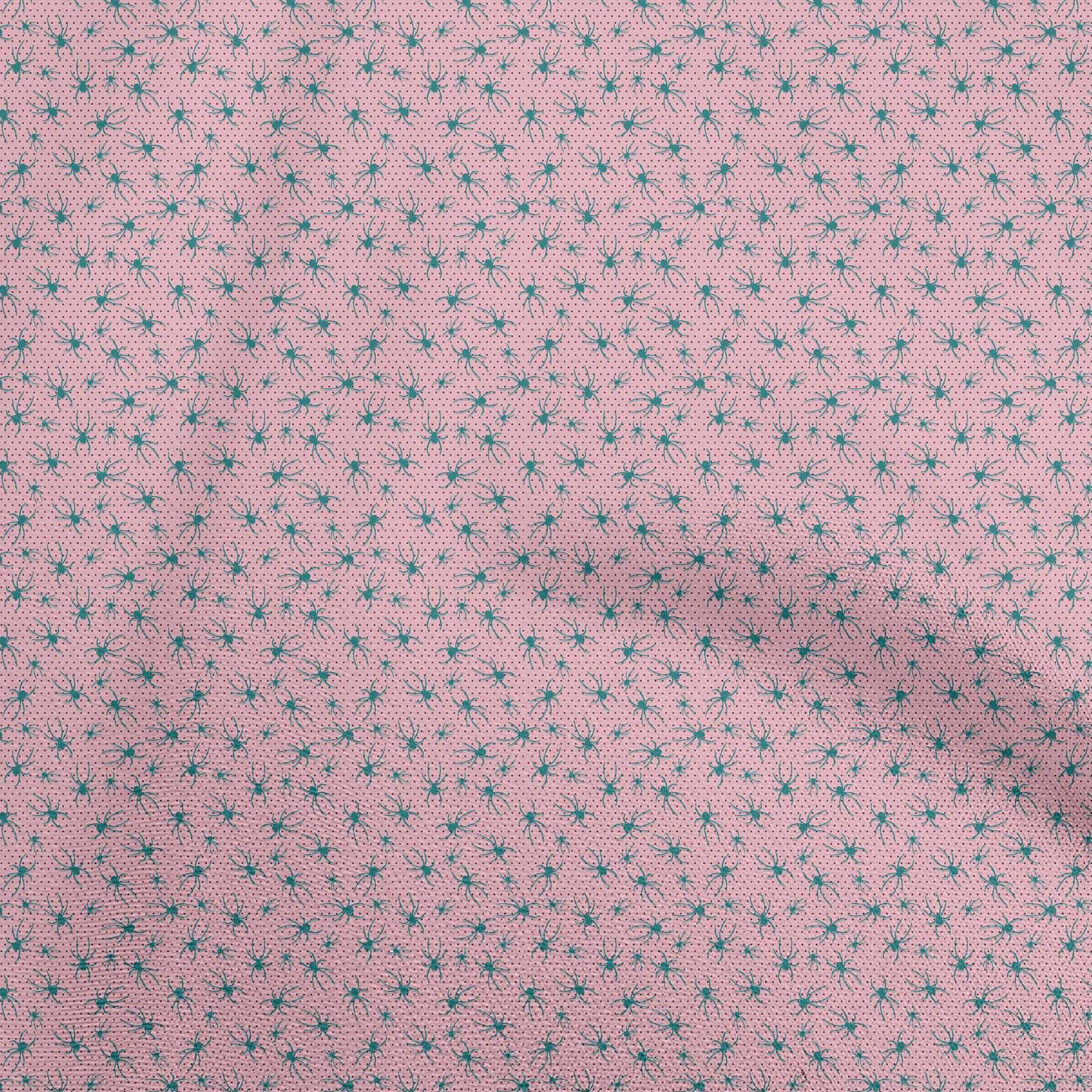 Premium 100% Cotton Cambric Fabric - Light Pink Printed Dress Material, 56 Inch Wide by The Yard | Perfect for Halloween Costumes, DIY Dresses & Craft Projects