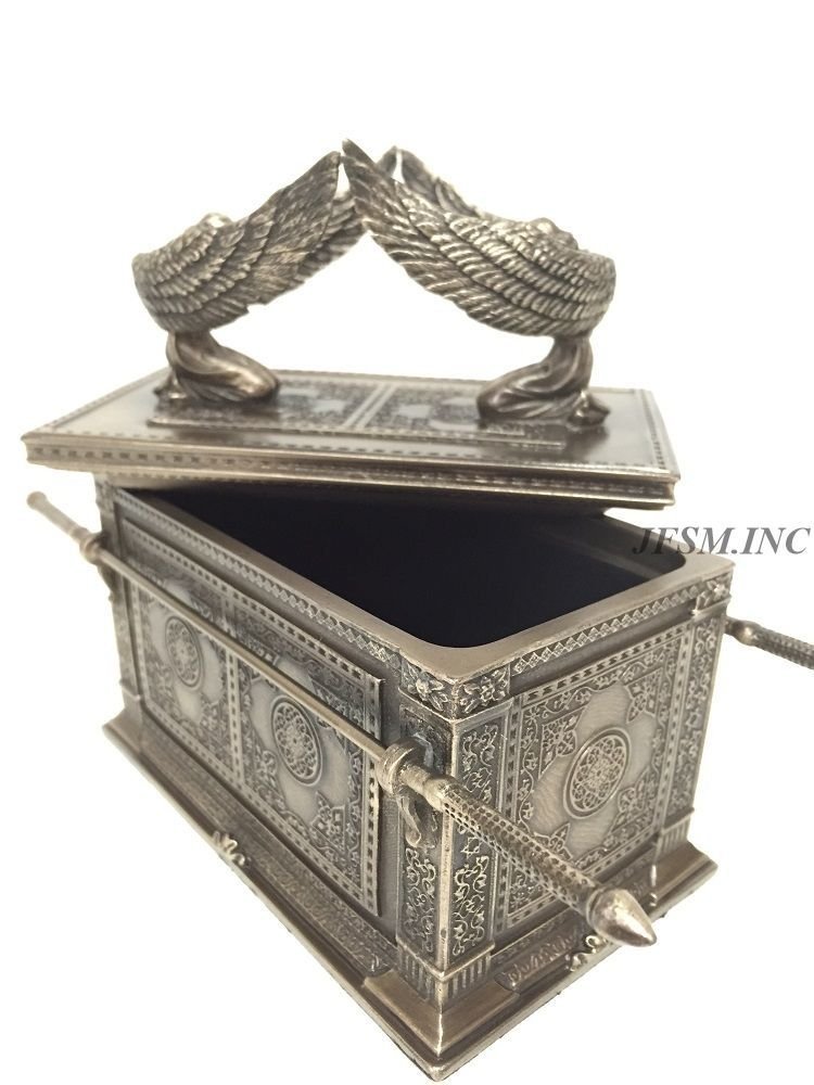 Veronese Ark of the Covenant Trinket Box - Handcrafted Bronze Religious Jewelry Storage | Perfect for Home Decor, Gift Giving & Church Altar Display