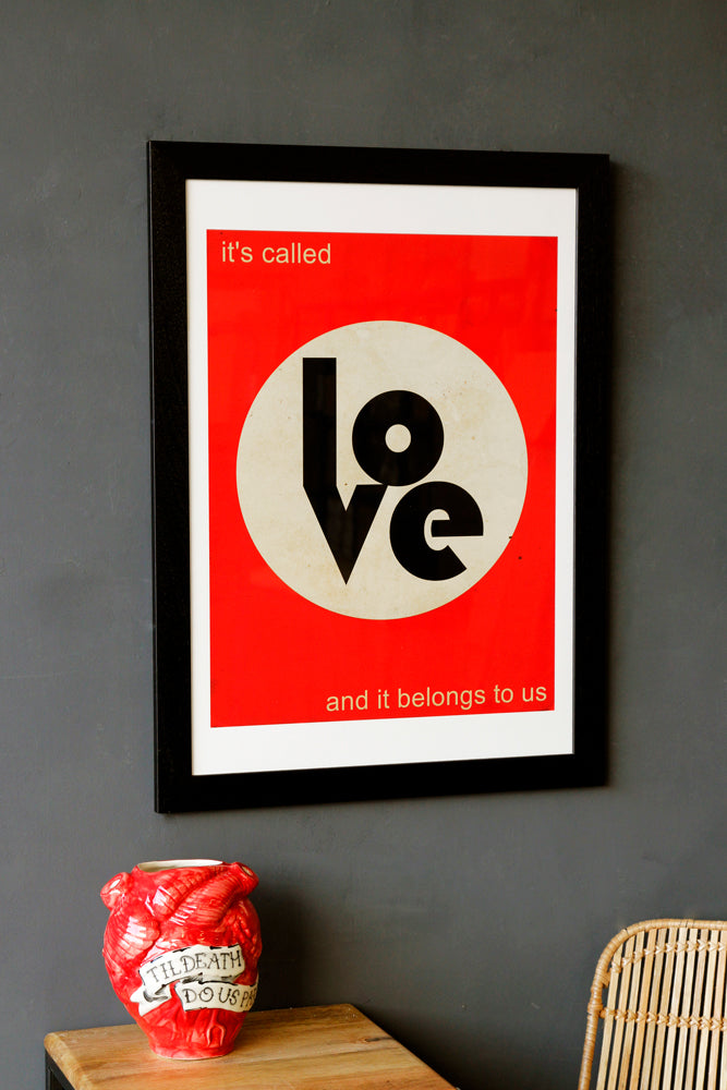 Framed Thieves Like Us New Order Art Print - Vintage Music Poster for Home & Office Decor, Perfect Gift for Music Lovers