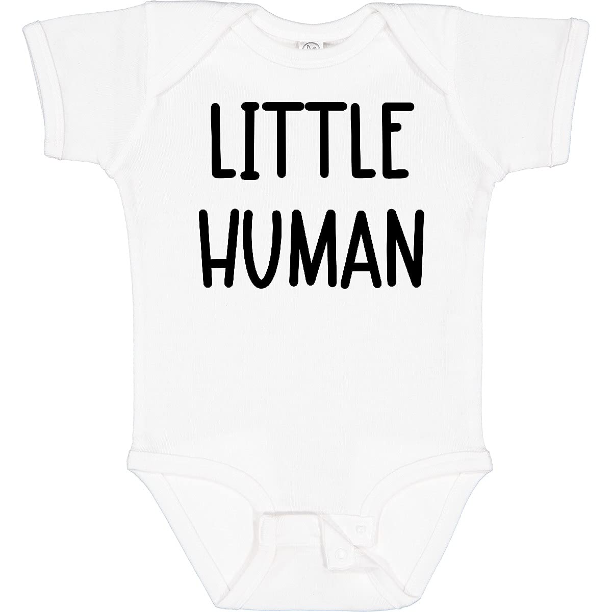 Inktastic Baby Little Human Baby Bodysuit - Soft Cotton Infant Onesie for Newborns & Toddlers - Perfect for Everyday Wear, Photo Shoots & Gifts