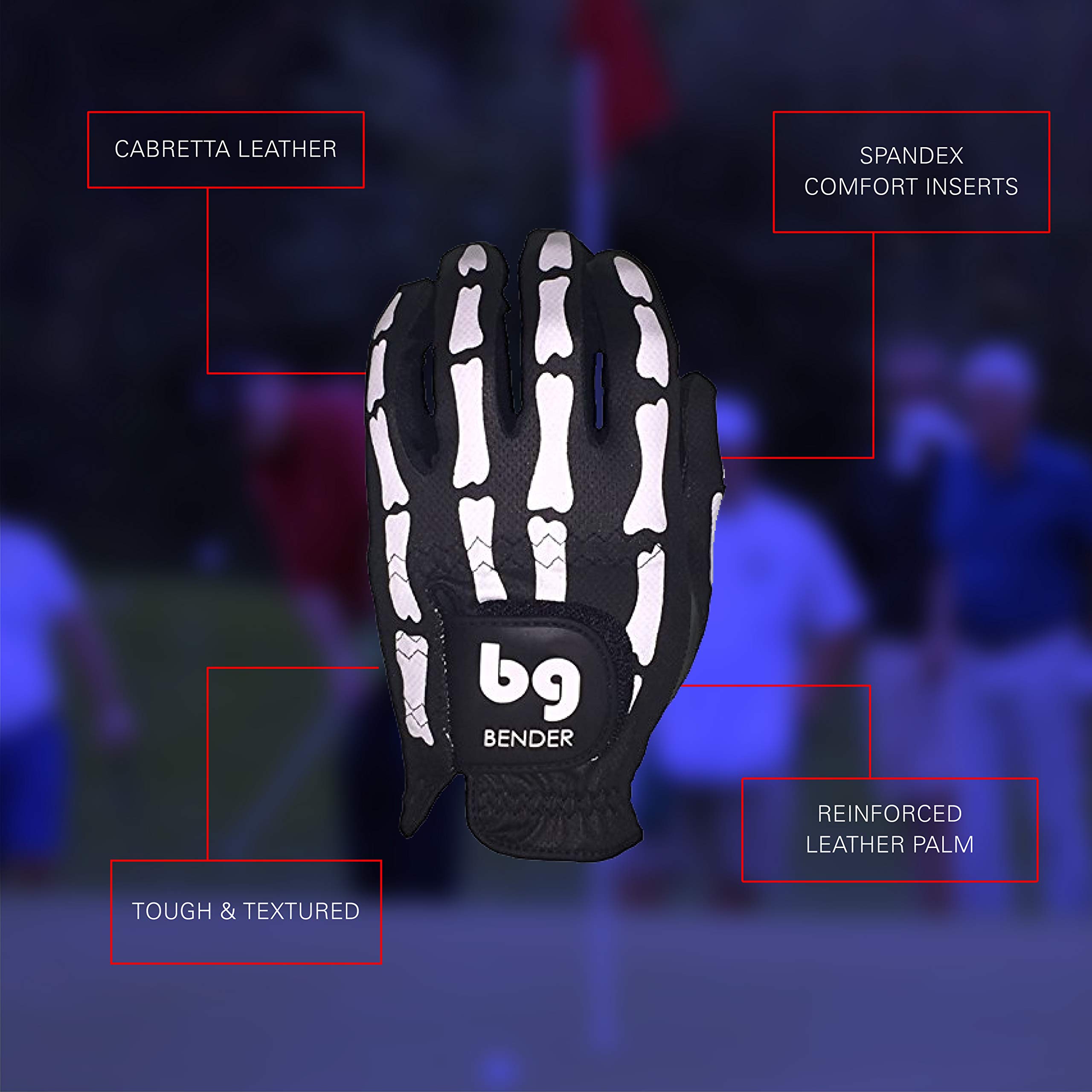 BG Bender - Men's Golf Gloves with Durable Mesh & Breathable Design | Premium Golf Accessories for Comfort & Grip | Perfect for Driving Range, Practice & Tournament Play