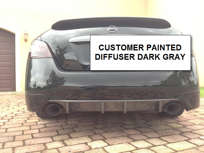 2009-2015 Nissan Maxima Rear Diffuser - Unpainted Performance Spoiler (KB127418) | Upgrade Your Car's Aerodynamics for Sporty Look & Better Handling