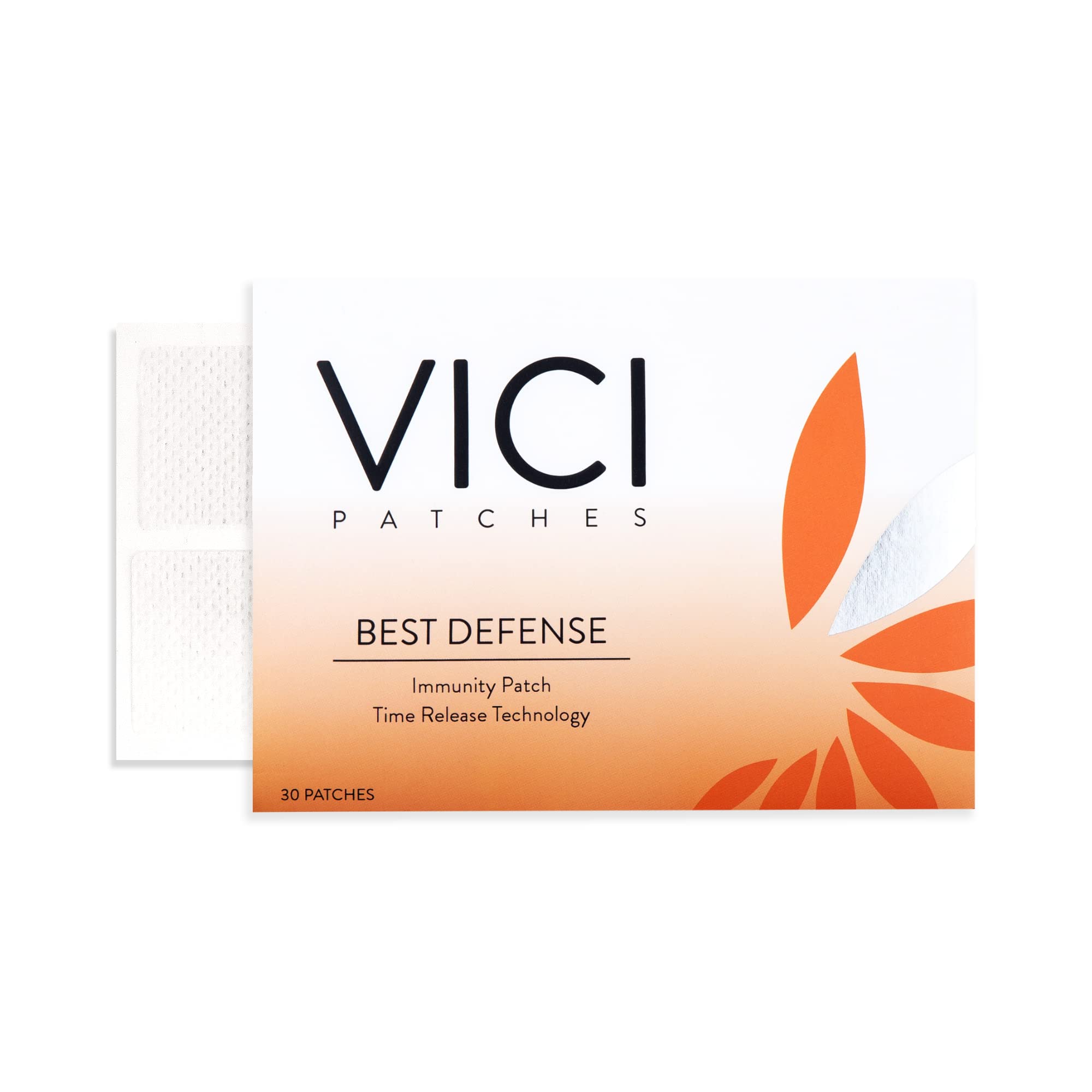 Vici Wellness Best Defense Immunity Vitamin Patch (30 Patches) - Boosts Immune System, Supports Wellness - Perfect for Travel, Work & Daily Health Maintenance