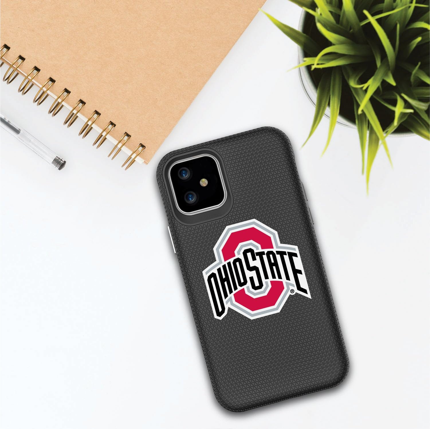 OTM Essentials Shockproof Phone Case for iPhone 12 Mini - Durable Hard Shell with Ohio State University Design - Perfect for College Students & Buckeyes Fans (Sports, Campus Life, Daily Protection)