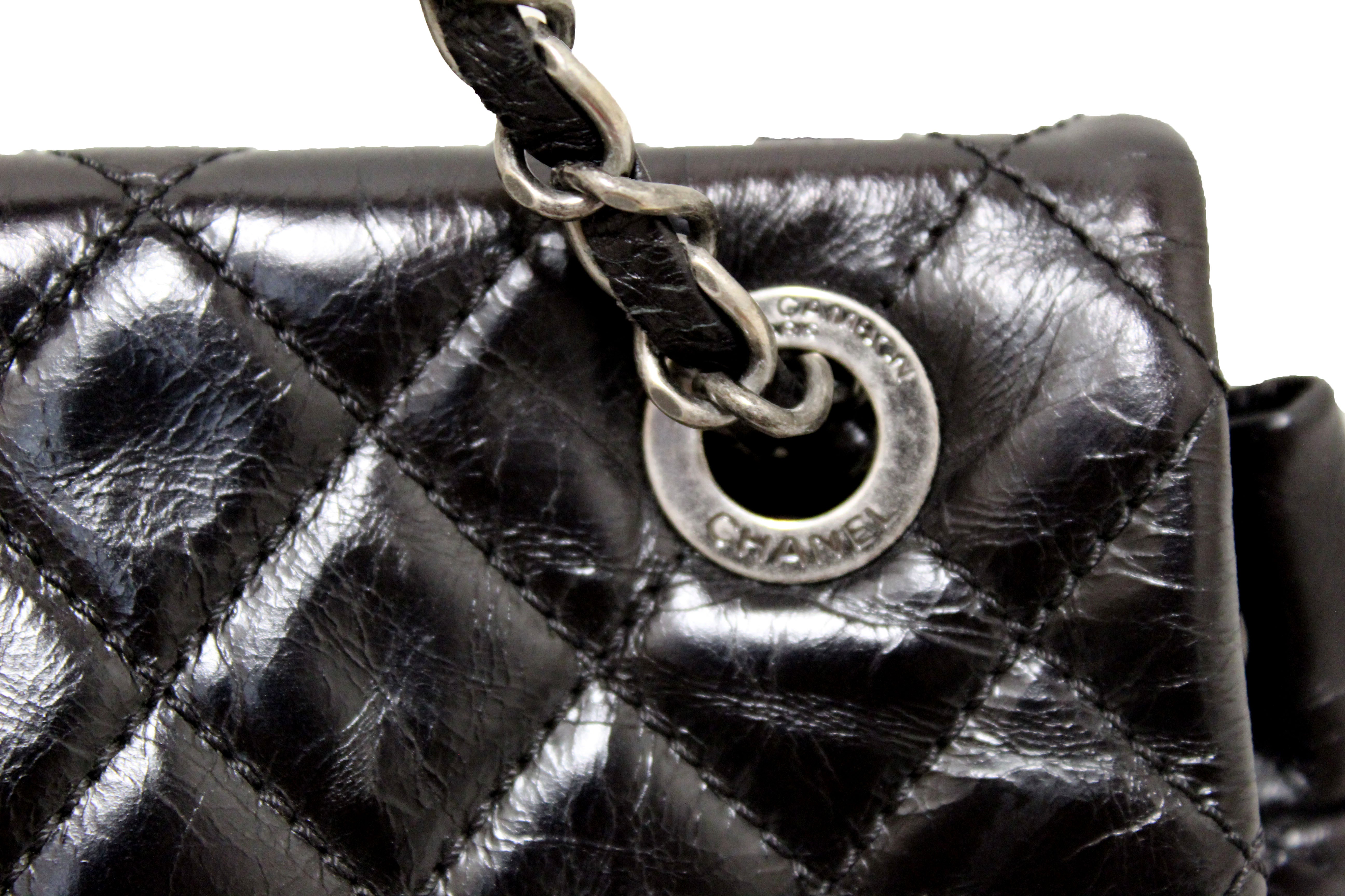 Authentic Chanel Black Quilted Calfskin Leather Small Salzburg Mountain Backpack - Luxury Designer Handbag for Women, Perfect for Travel, Work & Everyday Use