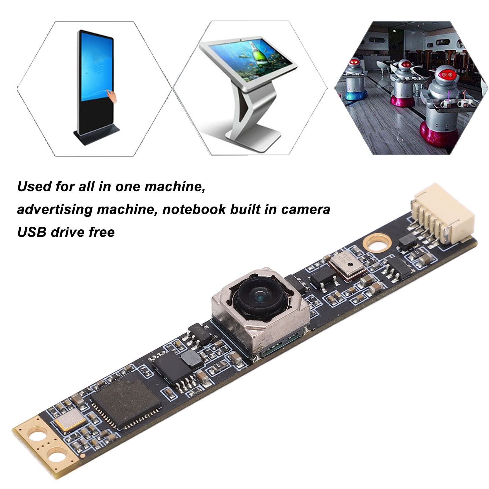 8MP Autofocus USB Camera Module with USB2.0 - Mini Webcam Board for Industrial Use, Video Conferencing & Security Monitoring