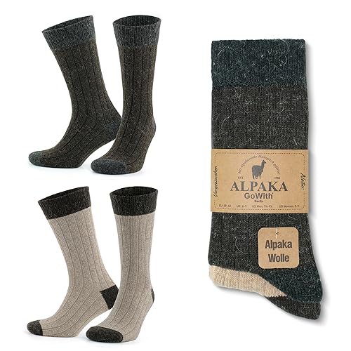 Beige/Brown - 2 Pairs (Model:3096)