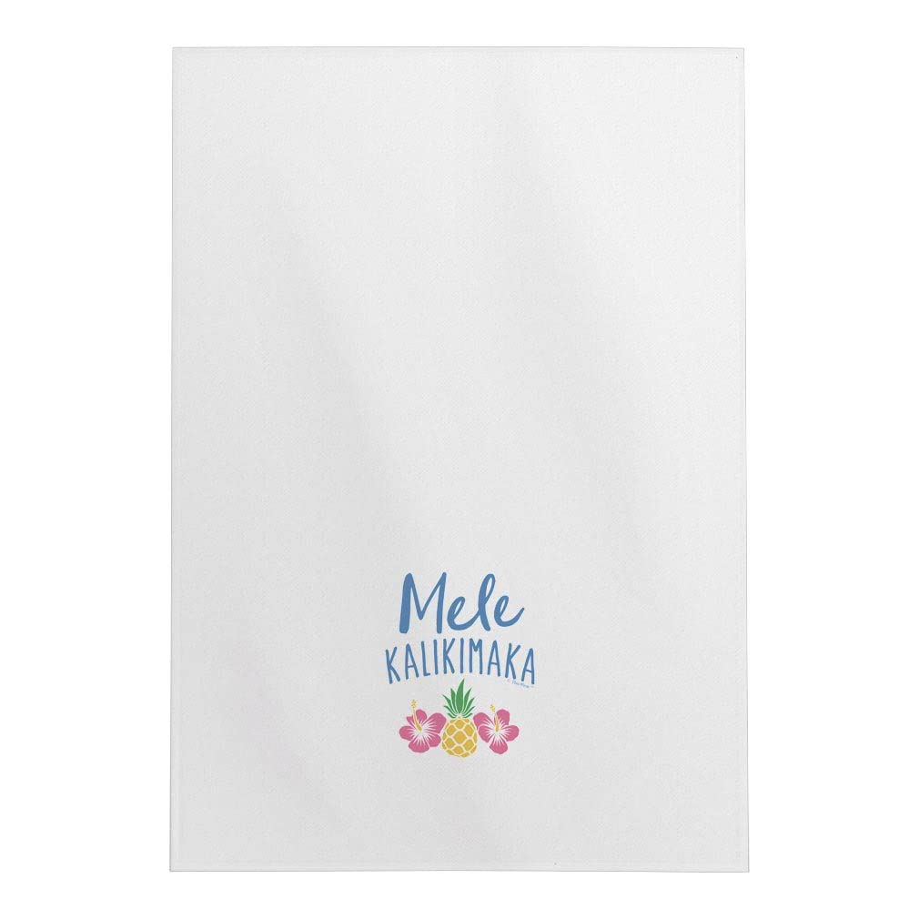Rustic Christmas Kitchen Towel - Hawaiian Mele Kalikimaka Decor for Holiday Cooking