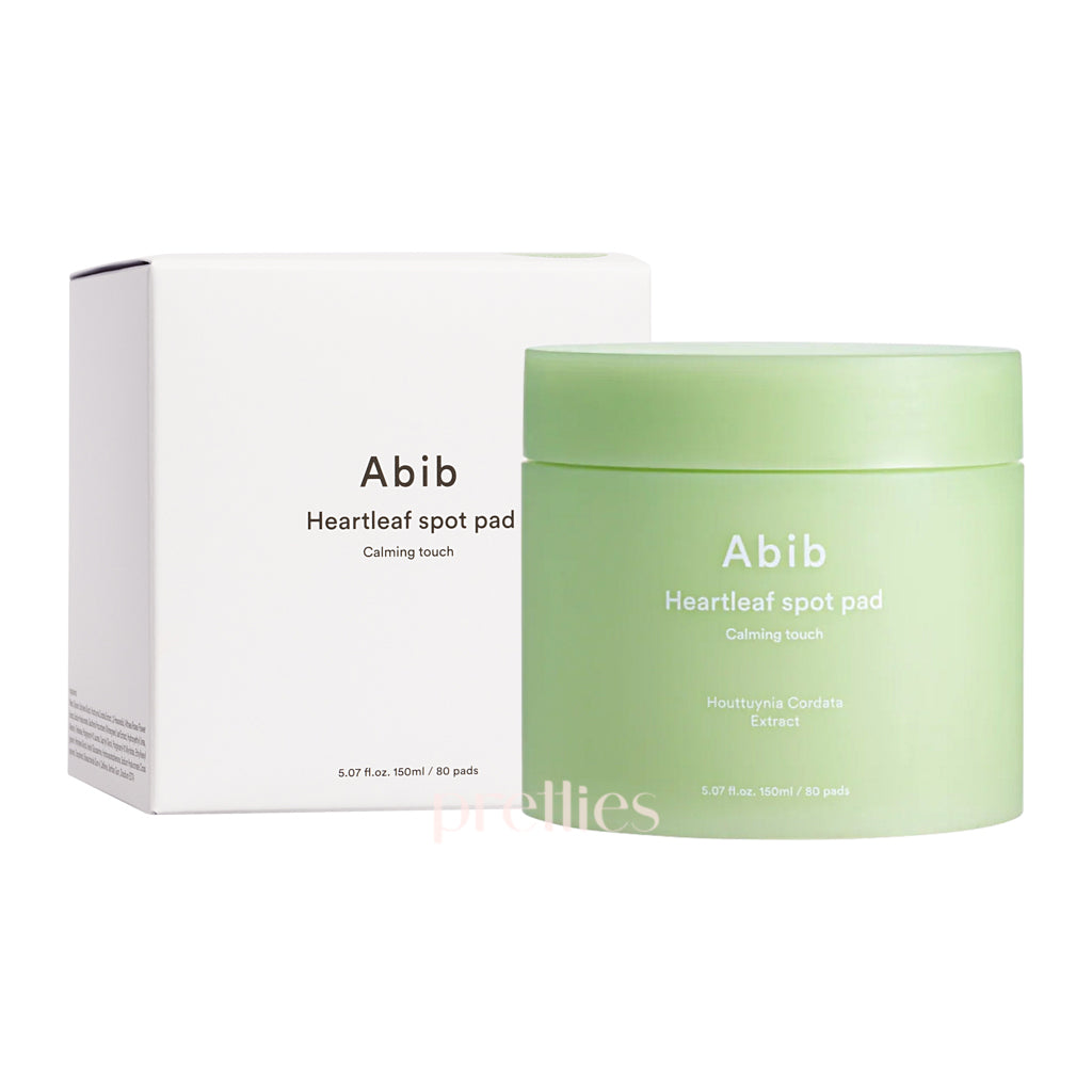 Abib Heartleaf Spot Pad Calming Touch 80pads - Soothing Acne Treatment for Sensitive Skin | Perfect for Post-Workout, Travel & Daily Skincare Routine
