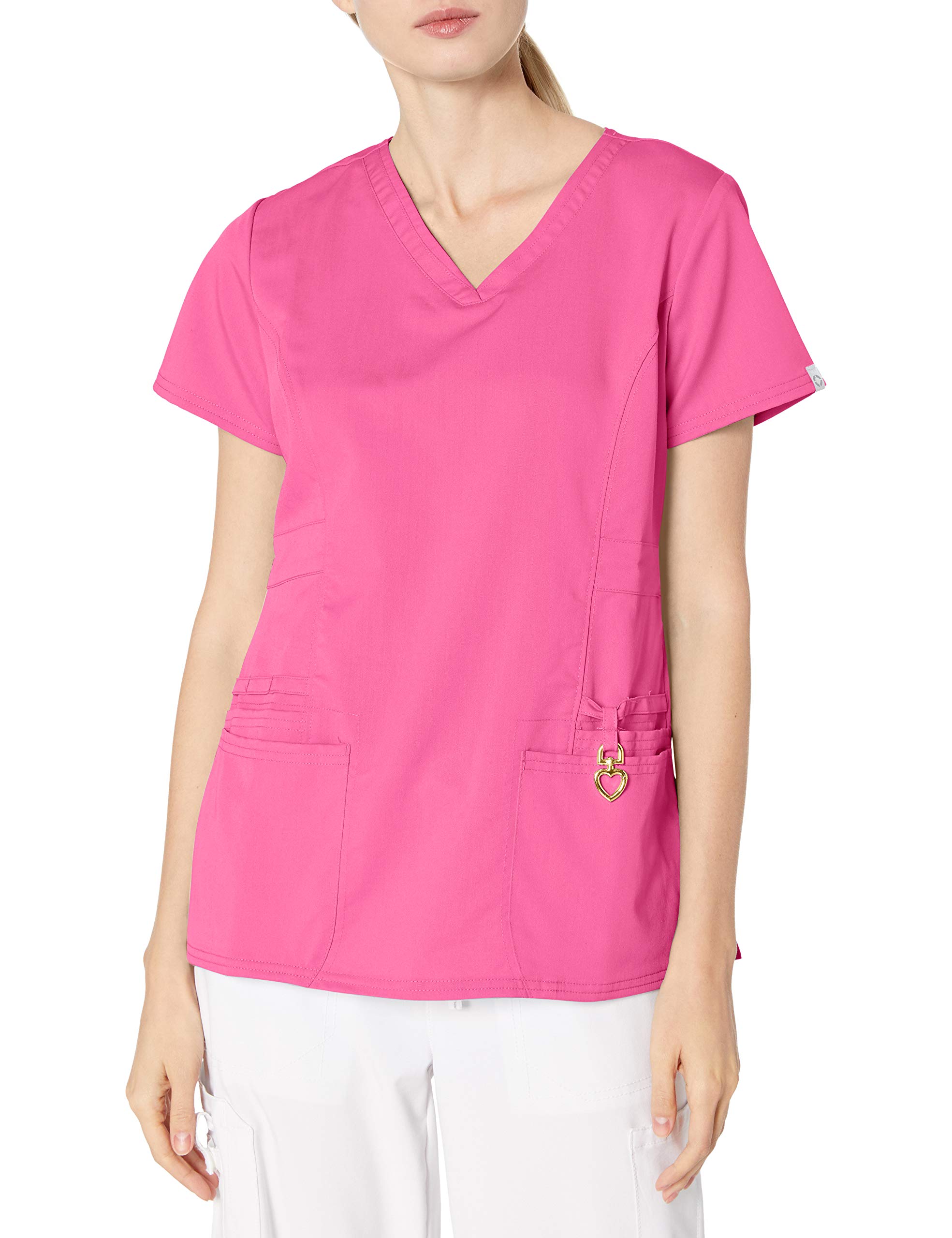 HeartSoul Women's V-Neck Casual T-Shirt - Soft Stretch Comfortable Blouse for Everyday Wear | Perfect for Work, Date Night & Weekend Outfits