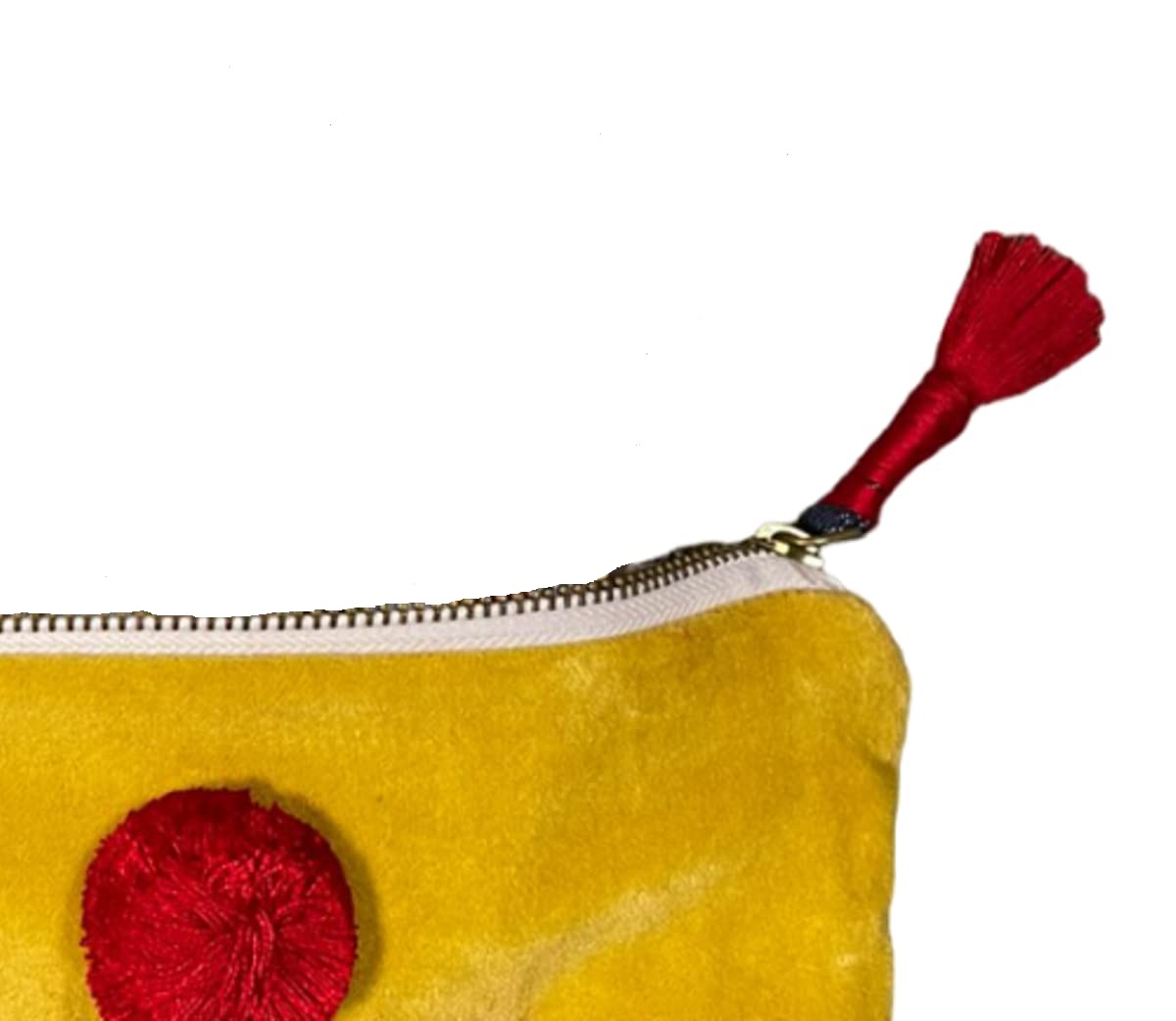 PAVITR MITR Makeup Bag | Cosmetic Organizer | Travel Toiletry Case Pouch (Yellow) - Perfect for Travel, Gym & Daily Makeup Storage