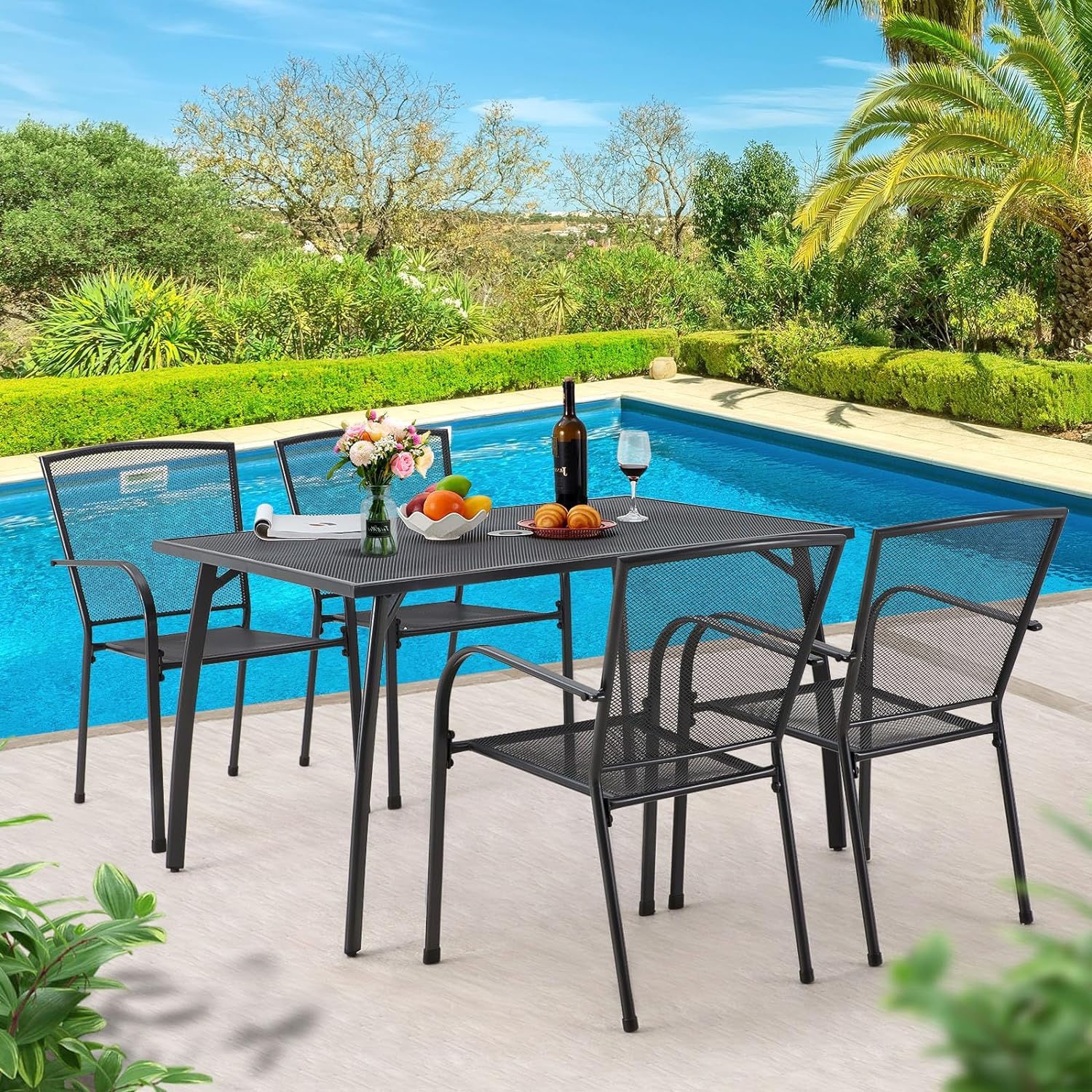 Outdoor Dining Set for 4 - 51