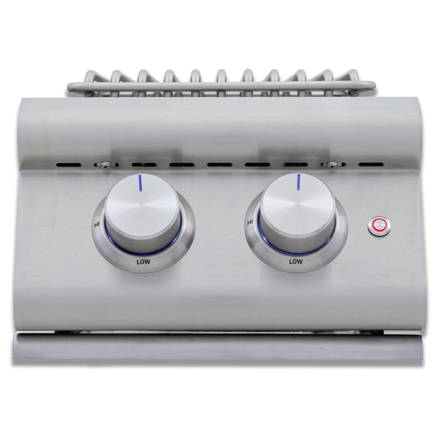 Blaze Premium LTE+ Side Burner with Propane Fuel Type - Outdoor Gas Grill Accessory for Backyard BBQ, Patio Cooking, and Camping