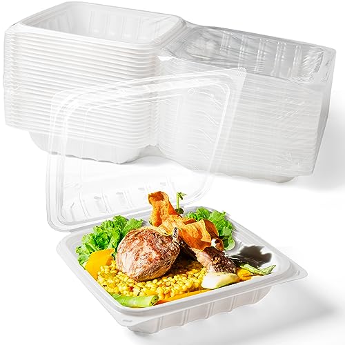 Anti-fog 8 inch White 1 section