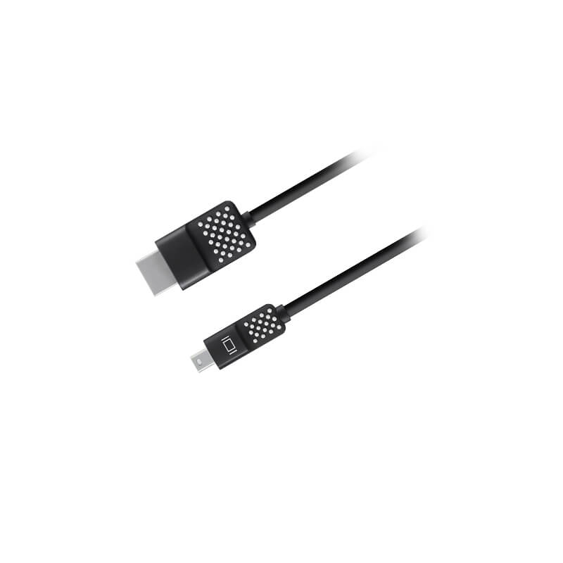Belkin Mini DisplayPort to HDMI Cable 4K 30Hz 6ft (1.8m) - High-Speed Video & Audio Adapter for MacBook, iMac, PC - Connect to TV, Monitor, Projector for Streaming, Gaming, Presentations