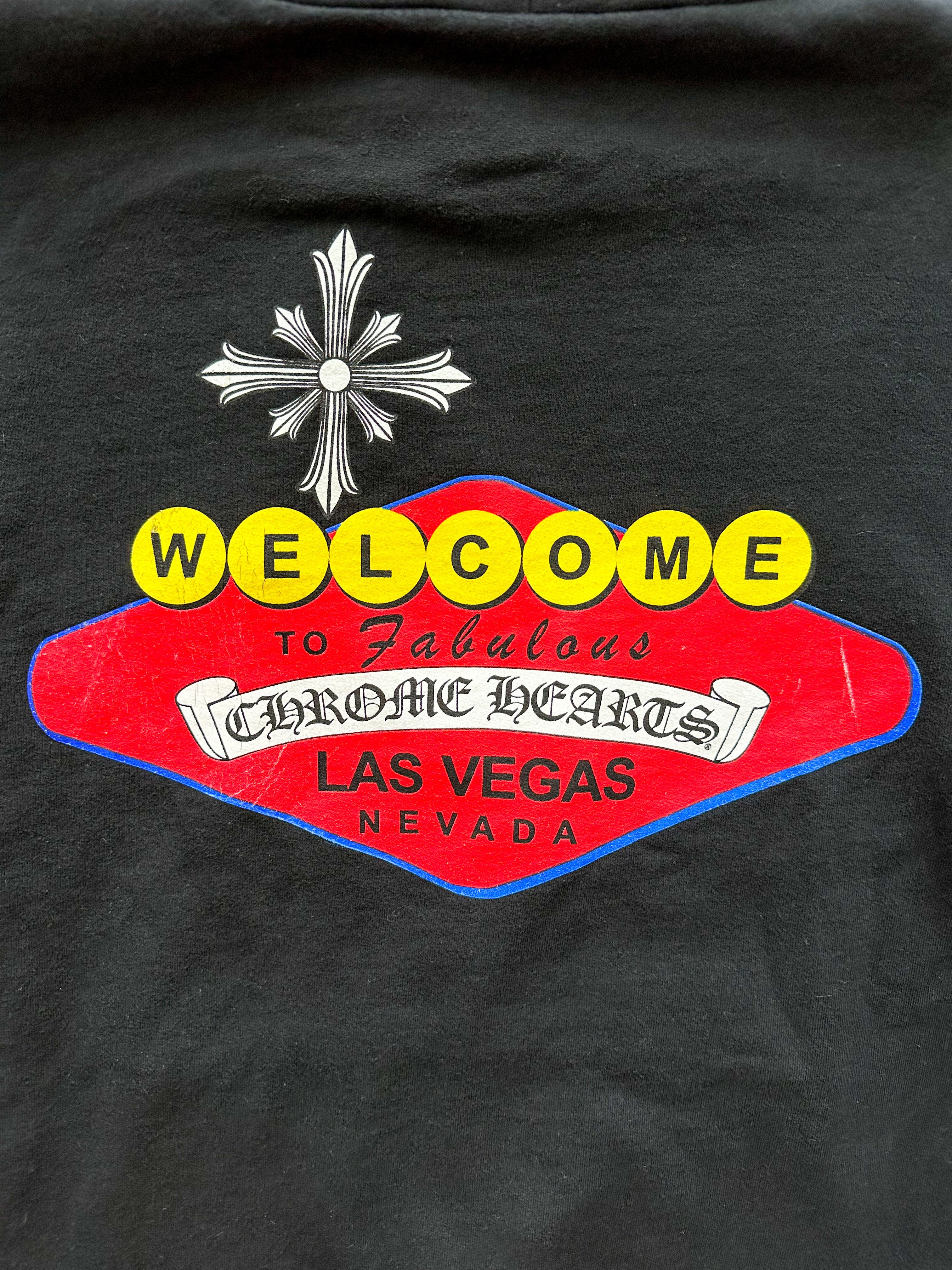 Chrome Hearts Black & Red Welcome To Las Vegas Hoodie - Stylish Streetwear for Men & Women | Perfect for Casual Outfits, Concerts & Travel
