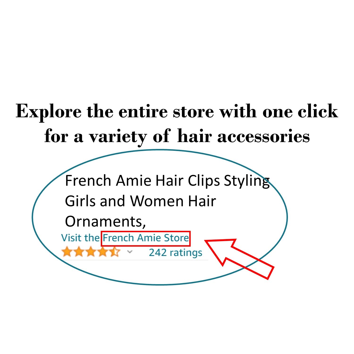 French Amie Marble Hair Claw Clip - Ivory Handmade for Women & Girls - Indoor & Outdoor Styling
