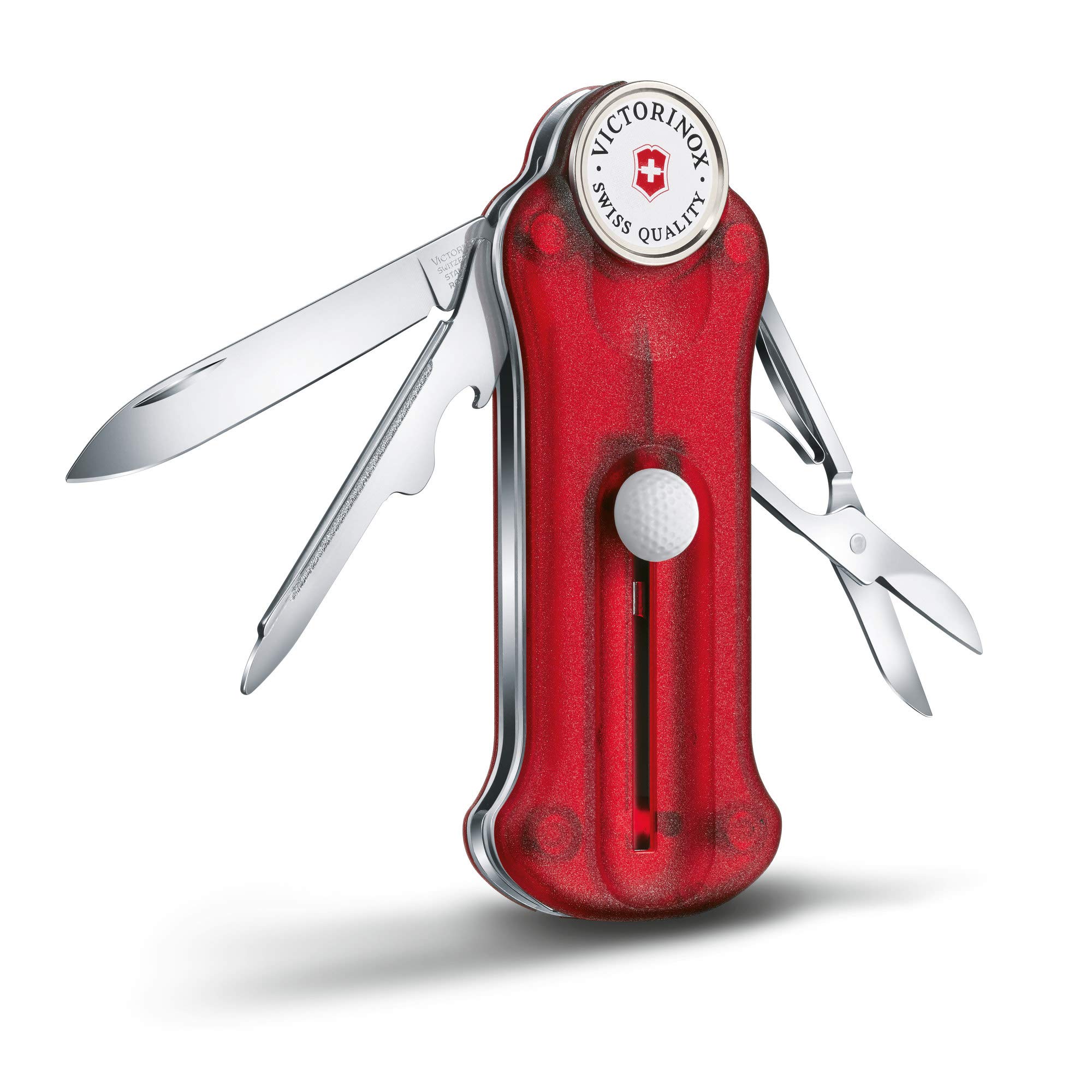 Victorinox Swiss Army Golf Multi-Tool – Compact & Durable Stainless Steel Golf Accessories for On-Course Repairs & Adjustments – Perfect for Golfers, Camping & Outdoor Adventures